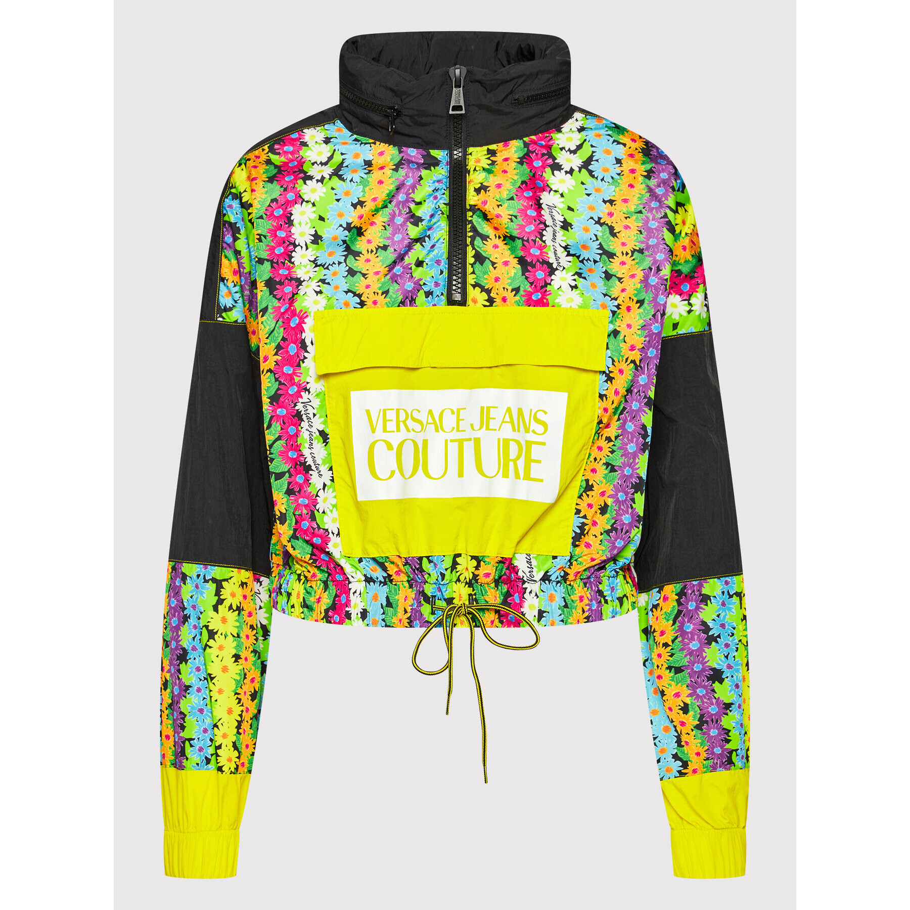 Versace Jeans Couture Bunda anorak Printed Fleur 71HAS400 Farebná Regular Fit - Pepit.sk