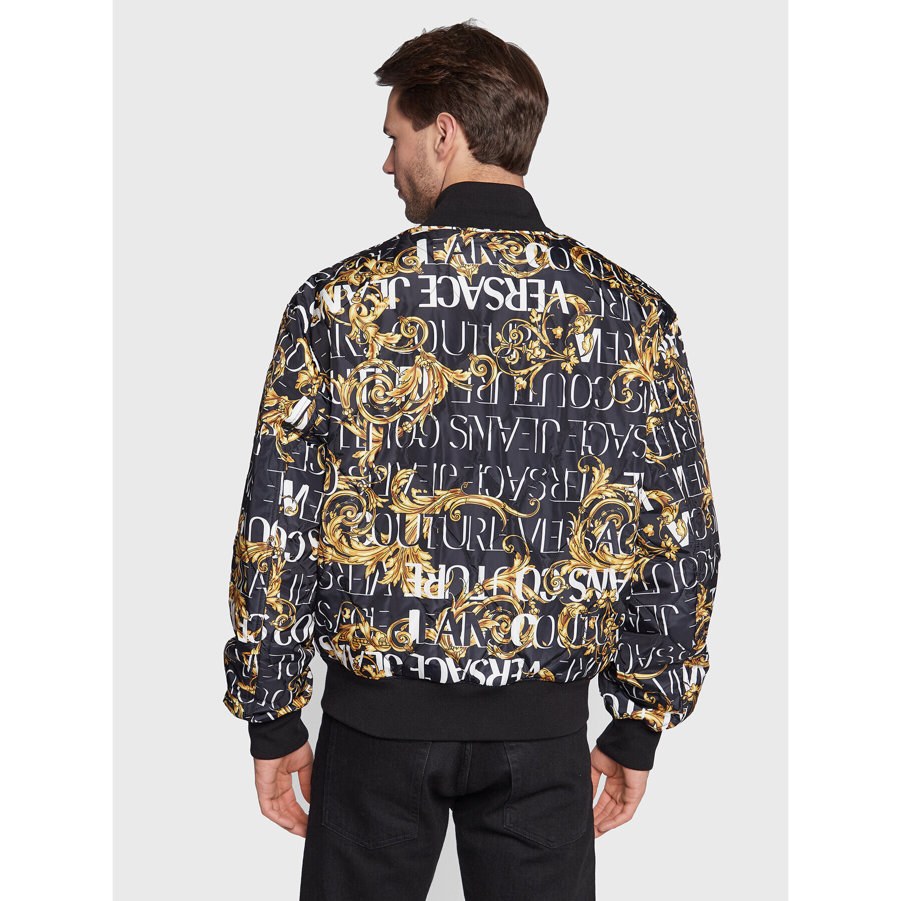 Versace Jeans Couture Bundy bomber 73GAS4D0 Čierna Regular Fit - Pepit.sk