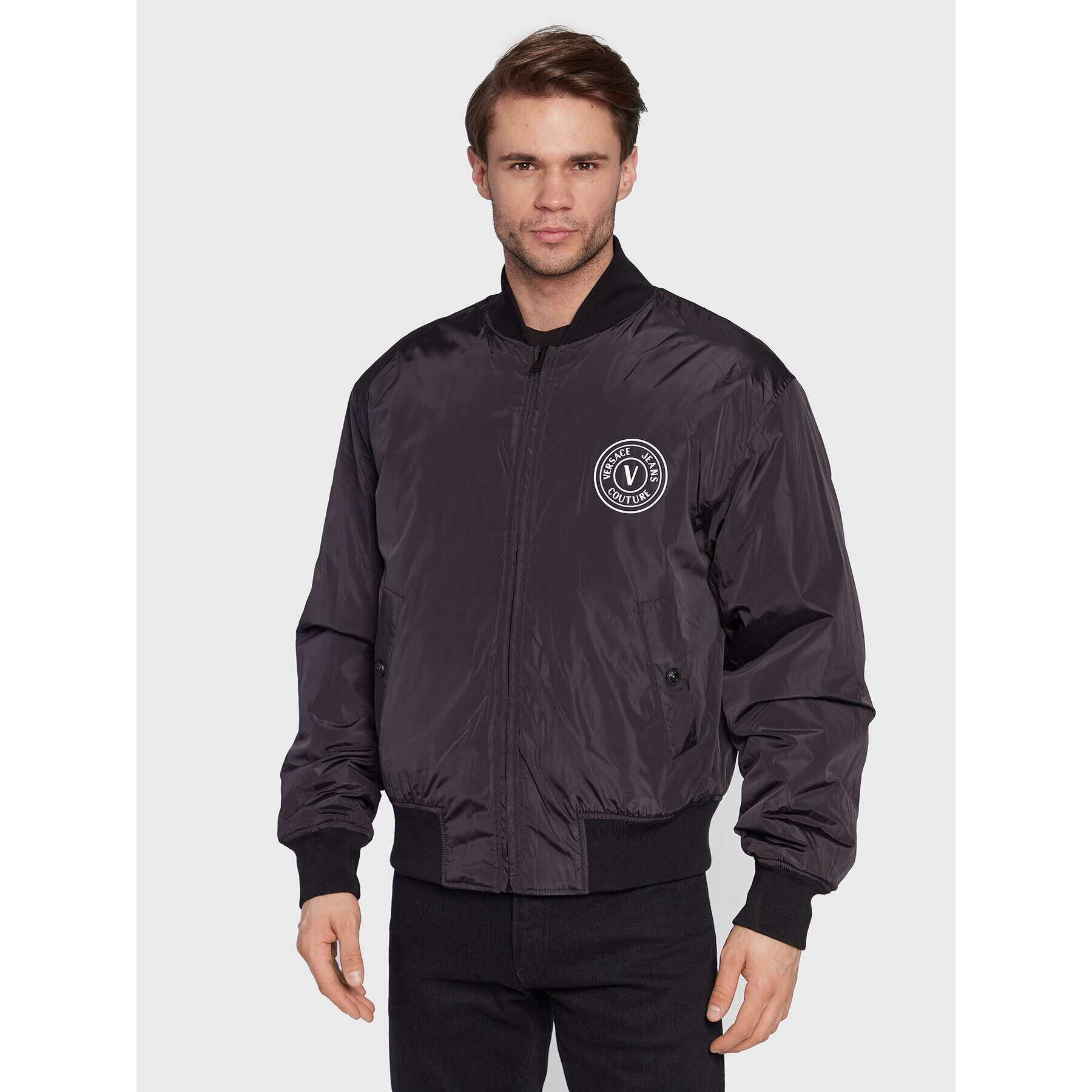 Versace Jeans Couture Bundy bomber 73GAS4D0 Čierna Regular Fit - Pepit.sk