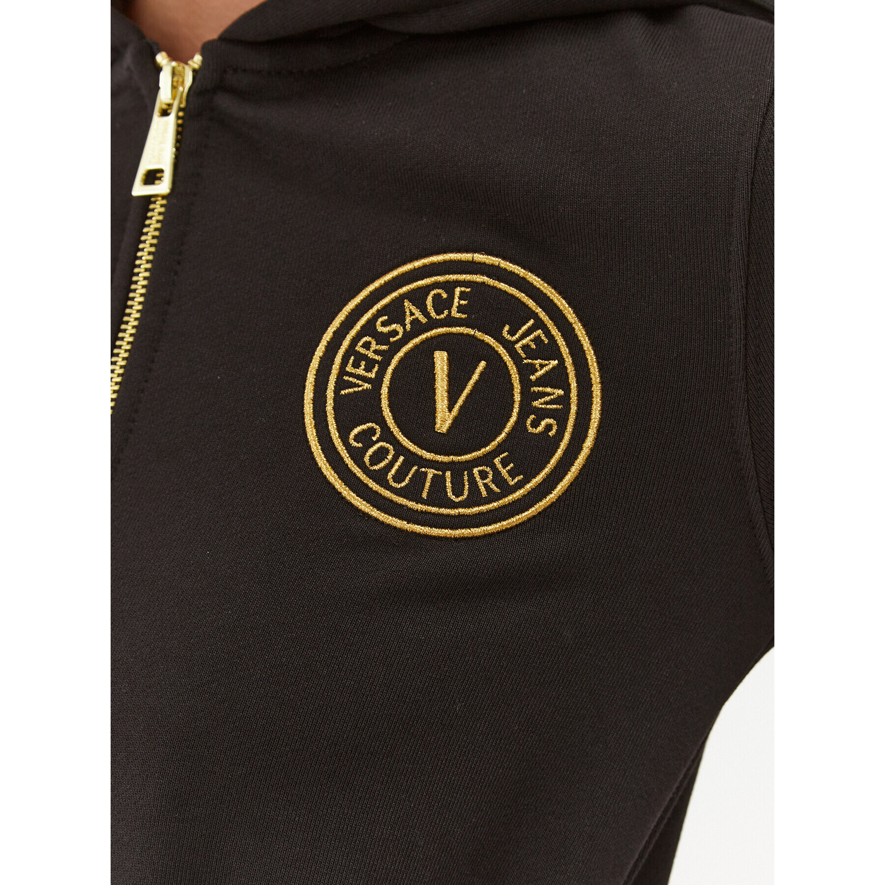 Versace Jeans Couture Mikina 75HAIT06 Čierna Regular Fit - Pepit.sk