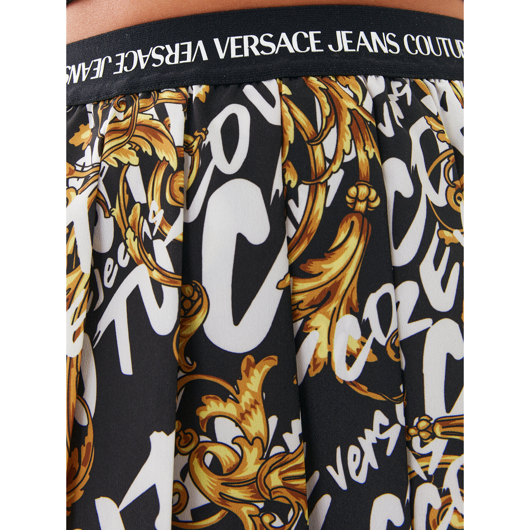 Versace Jeans Couture Plisovaná sukňa 73HAE813 Farebná Regular Fit - Pepit.sk