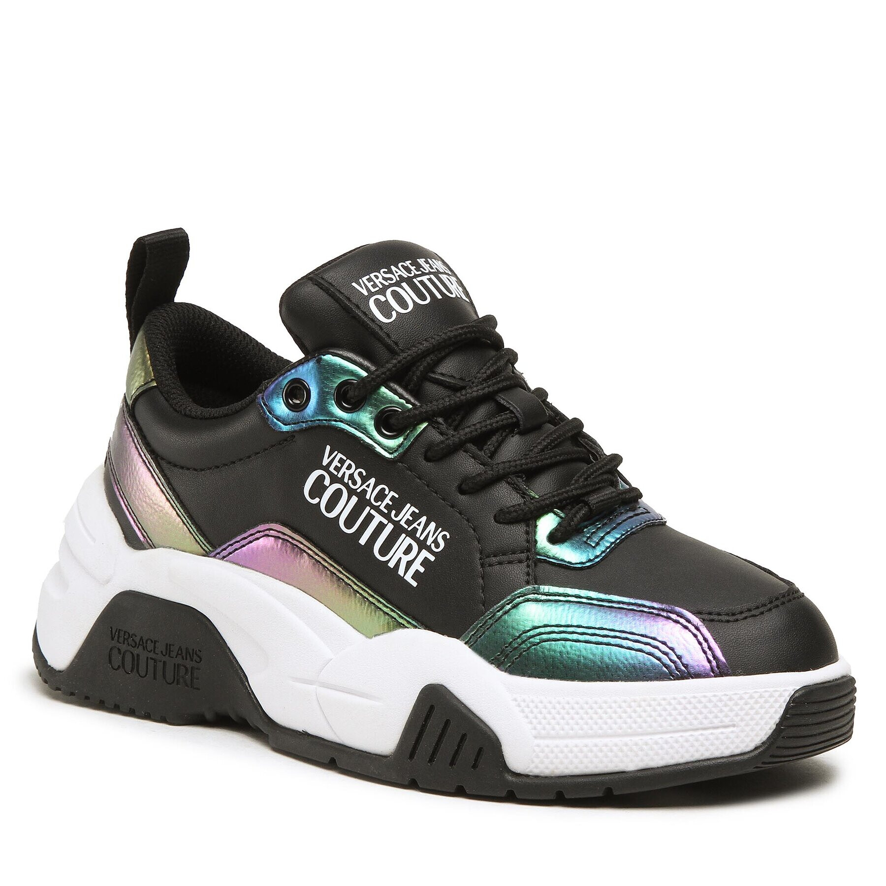 Versace Jeans Couture Sneakersy 73VA3SF4 Čierna - Pepit.sk