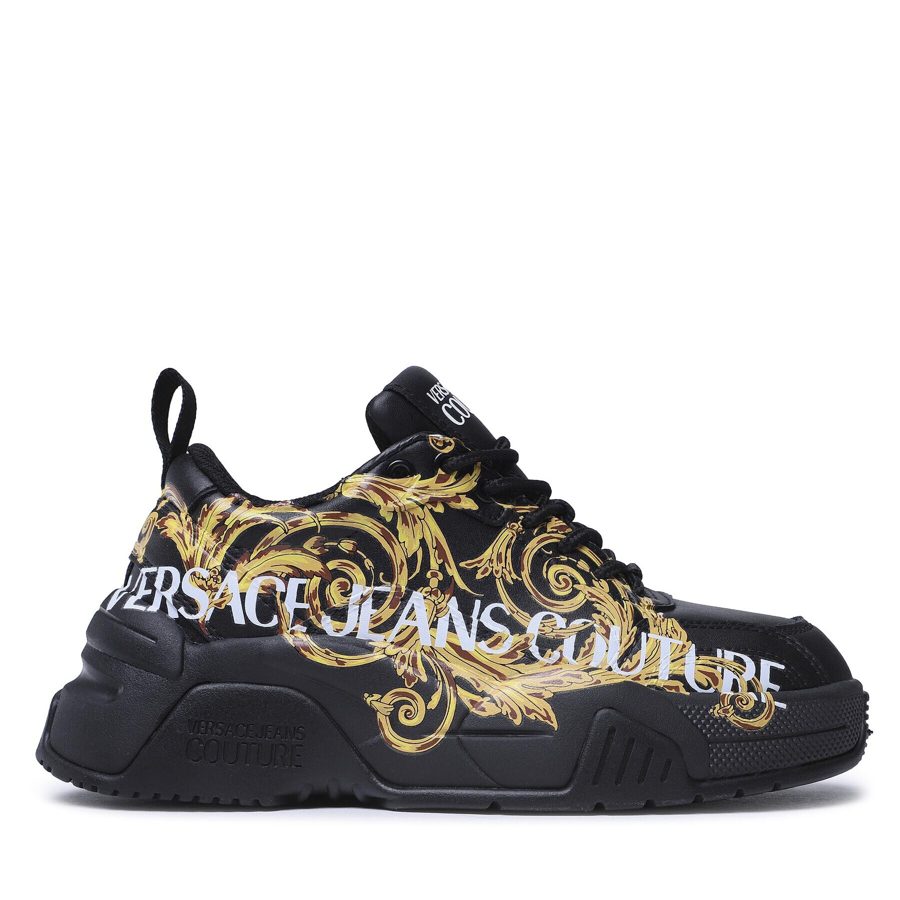 Versace Jeans Couture Sneakersy 73VA3SF4 ZP013 Čierna - Pepit.sk