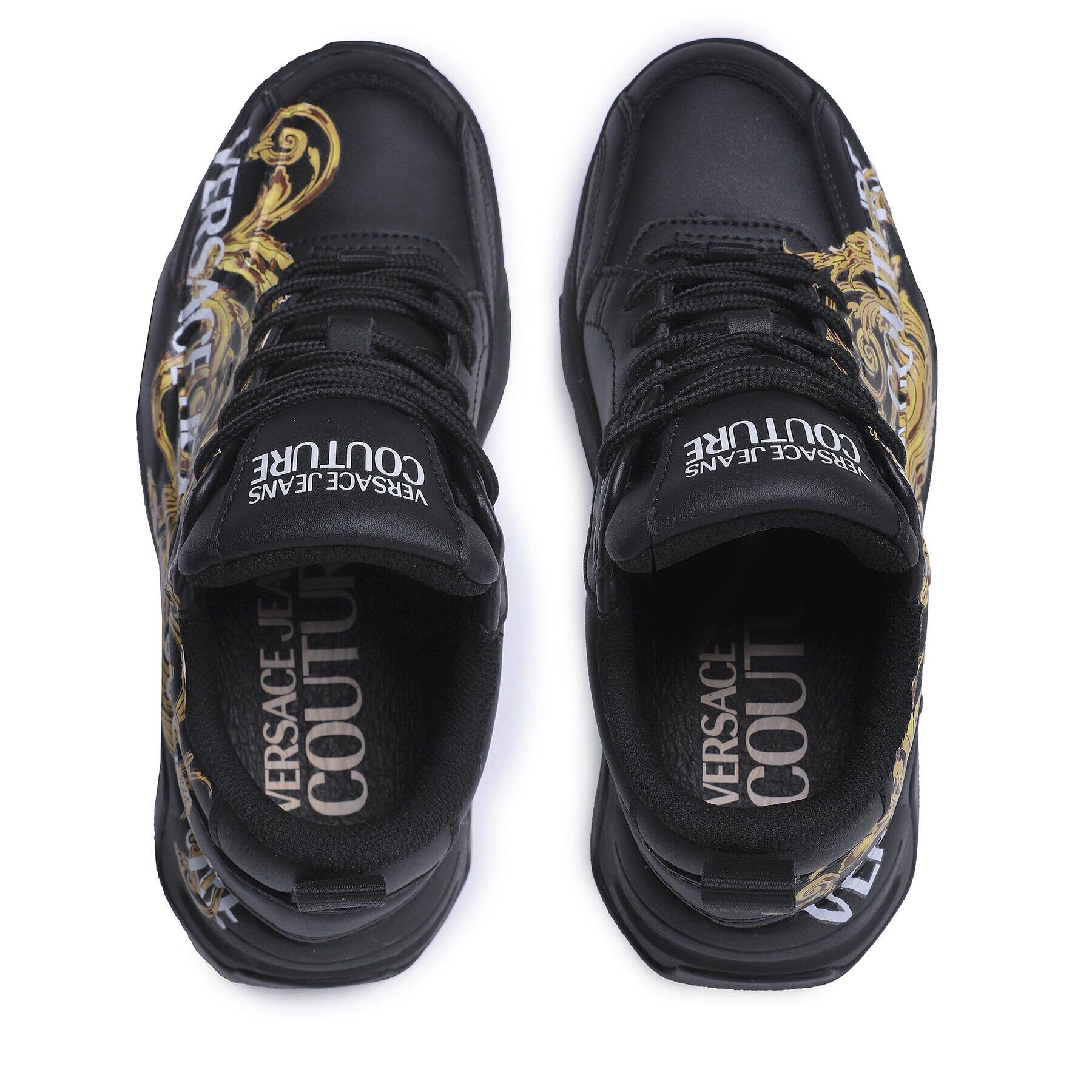 Versace Jeans Couture Sneakersy 73VA3SF4 ZP013 Čierna - Pepit.sk