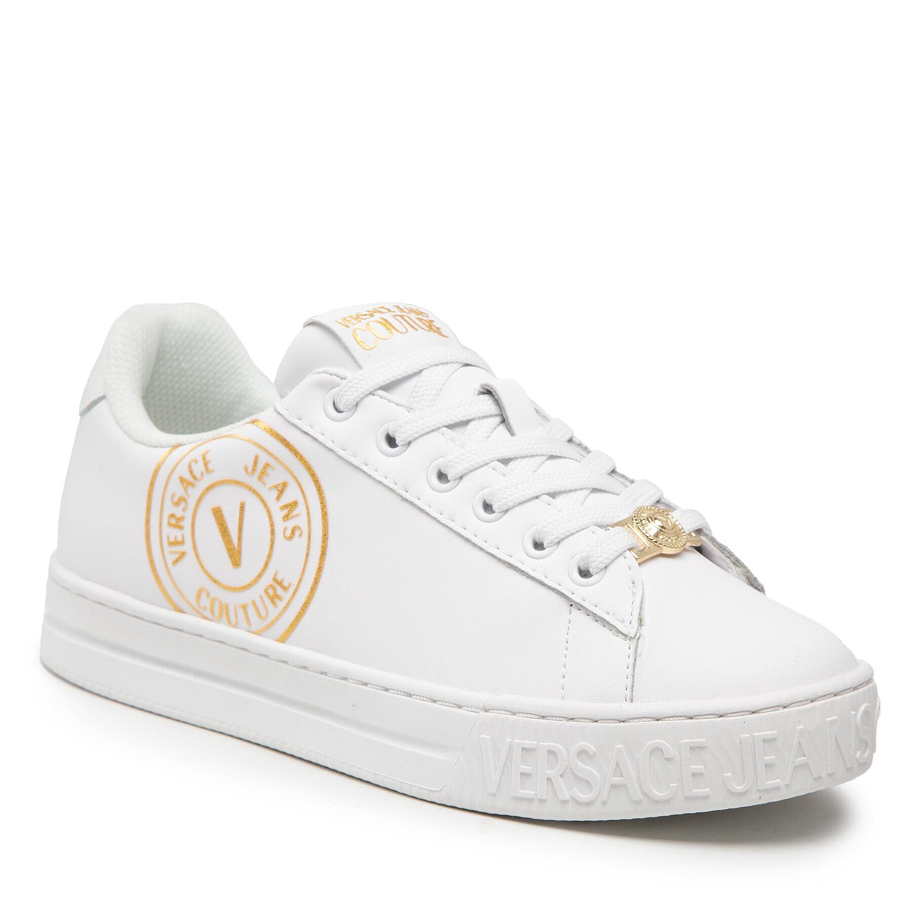 Versace Jeans Couture Sneakersy 73VA3SK3 Biela - Pepit.sk