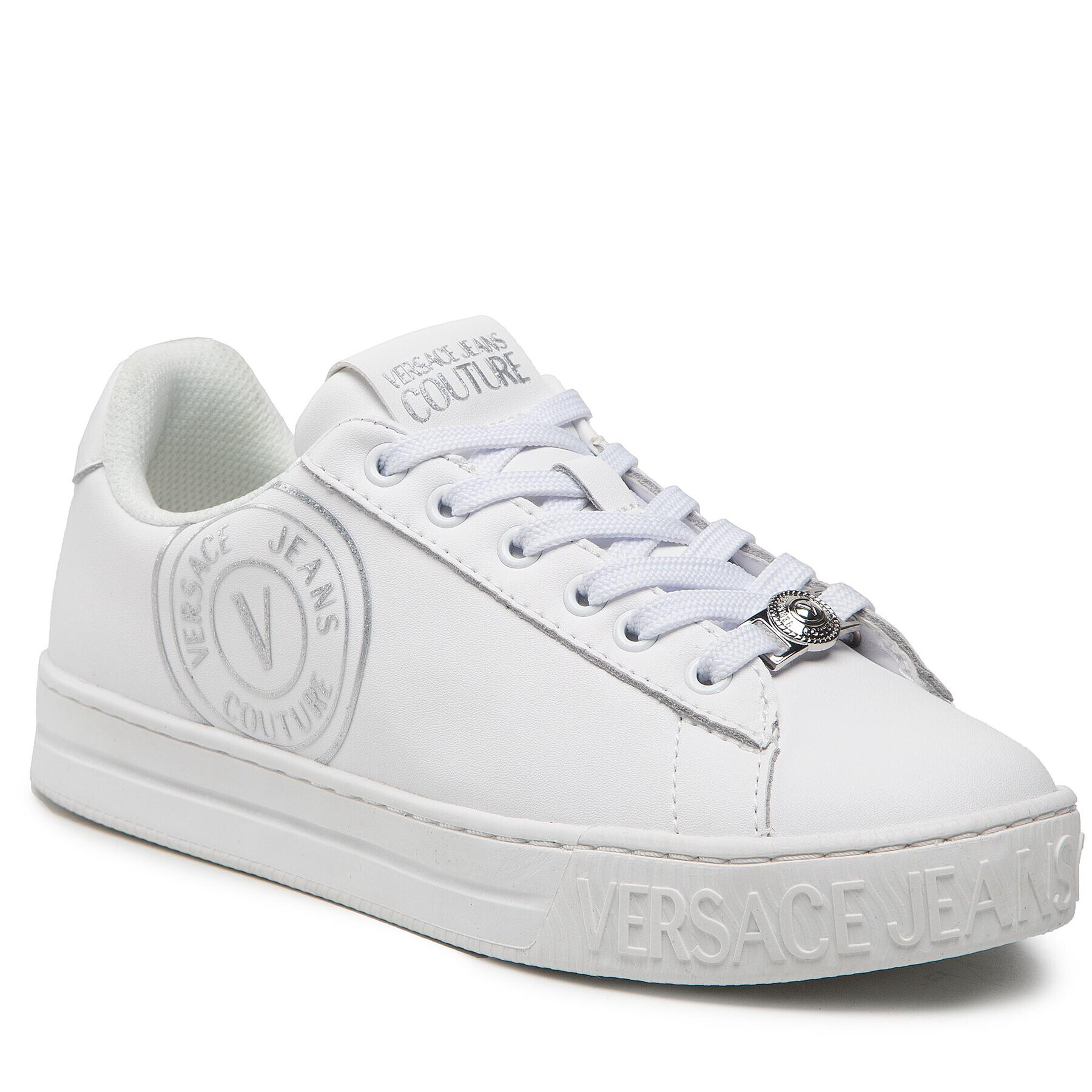 Versace Jeans Couture Sneakersy 73VA3SK3 Biela - Pepit.sk