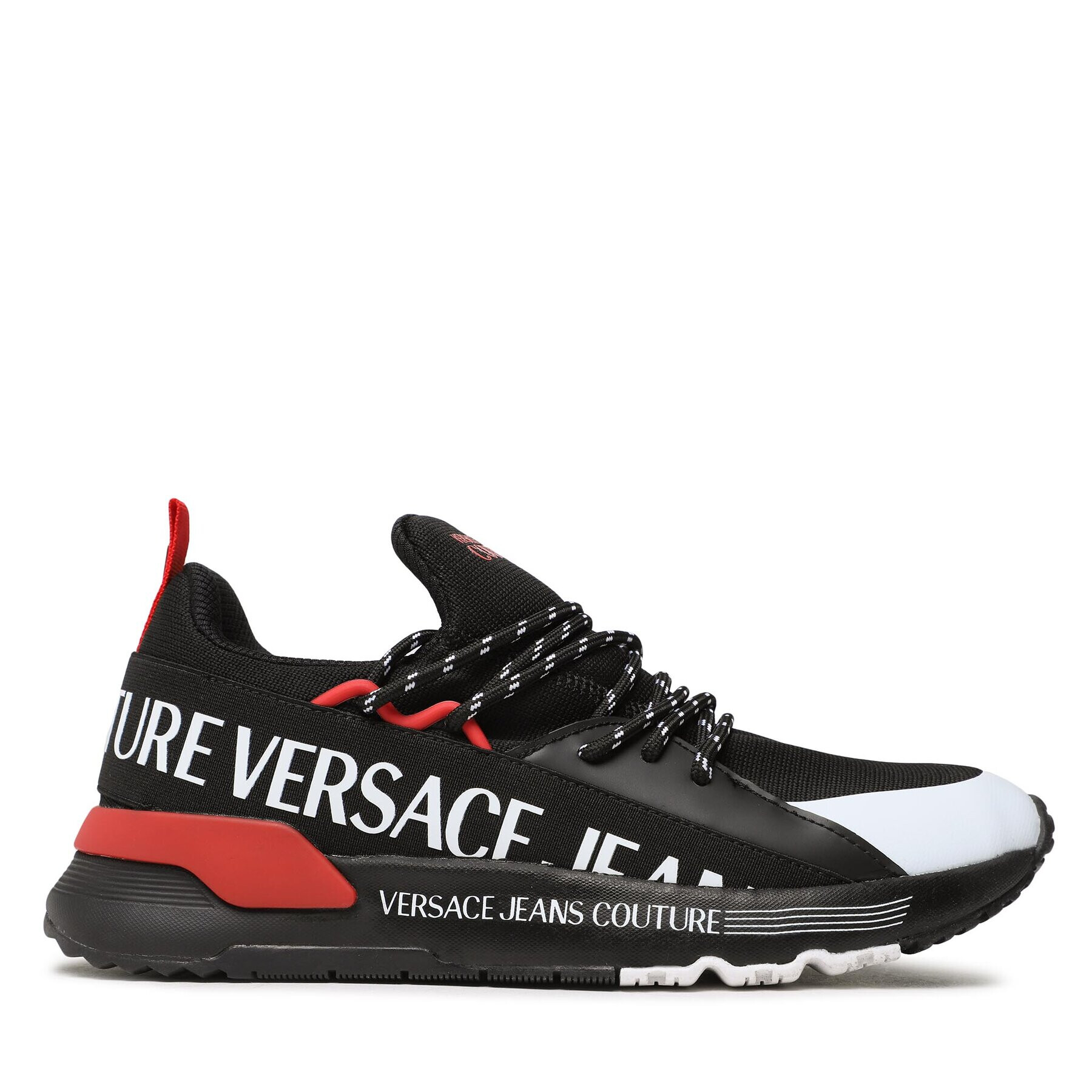 Versace Jeans Couture Sneakersy 73YA3SA3 Čierna - Pepit.sk