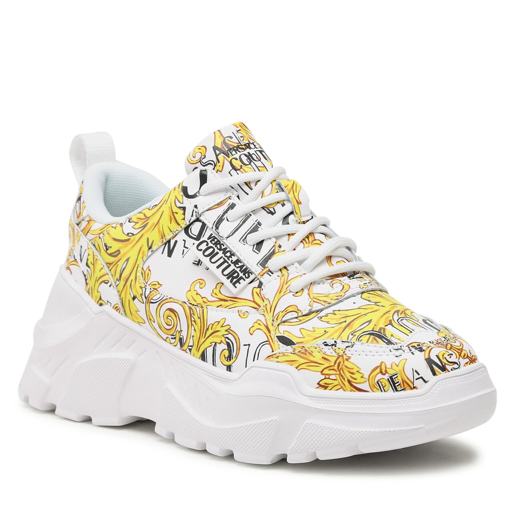 Versace Jeans Couture Sneakersy 74VA3SC2 Biela - Pepit.sk