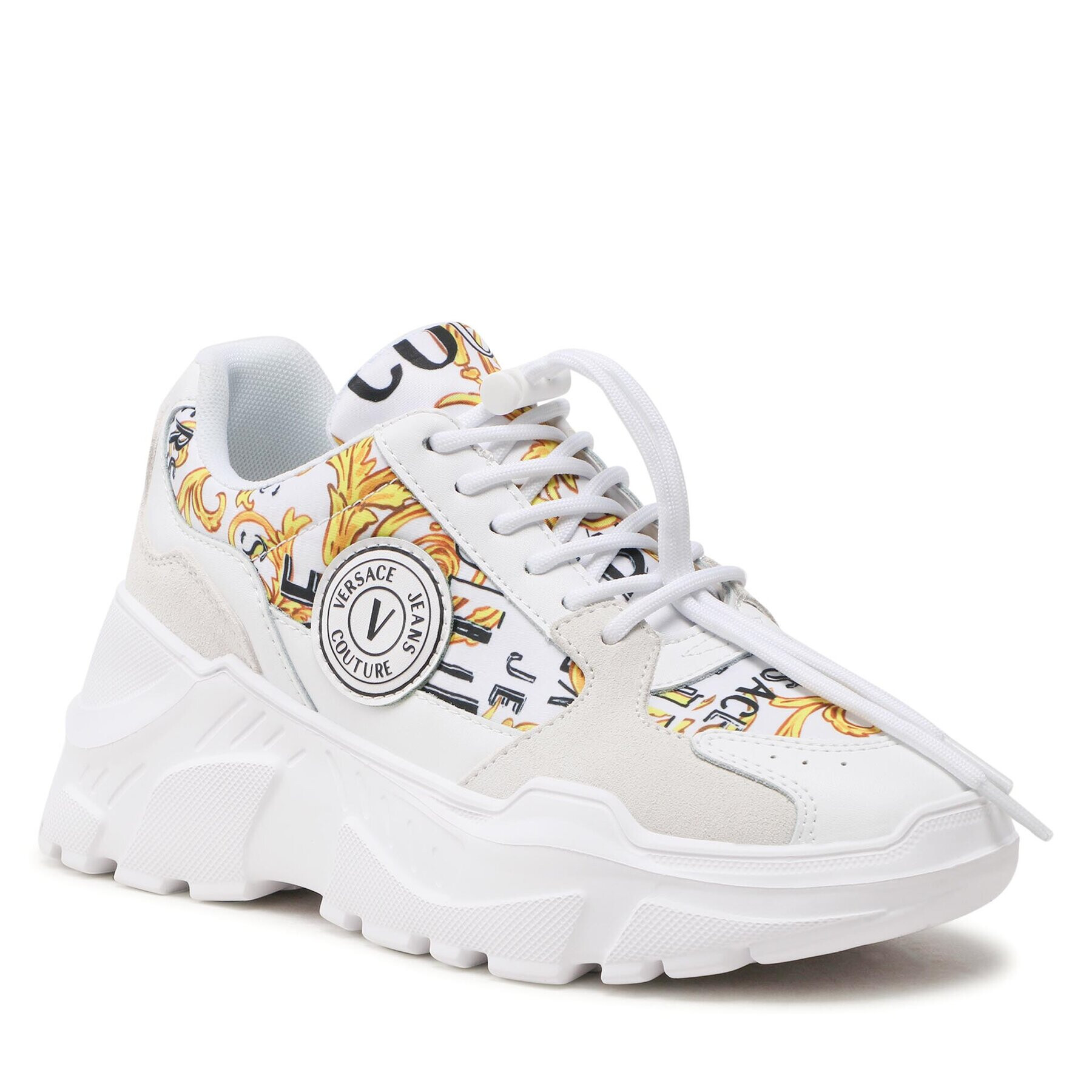 Versace Jeans Couture Sneakersy 74VA3SC7 Biela - Pepit.sk