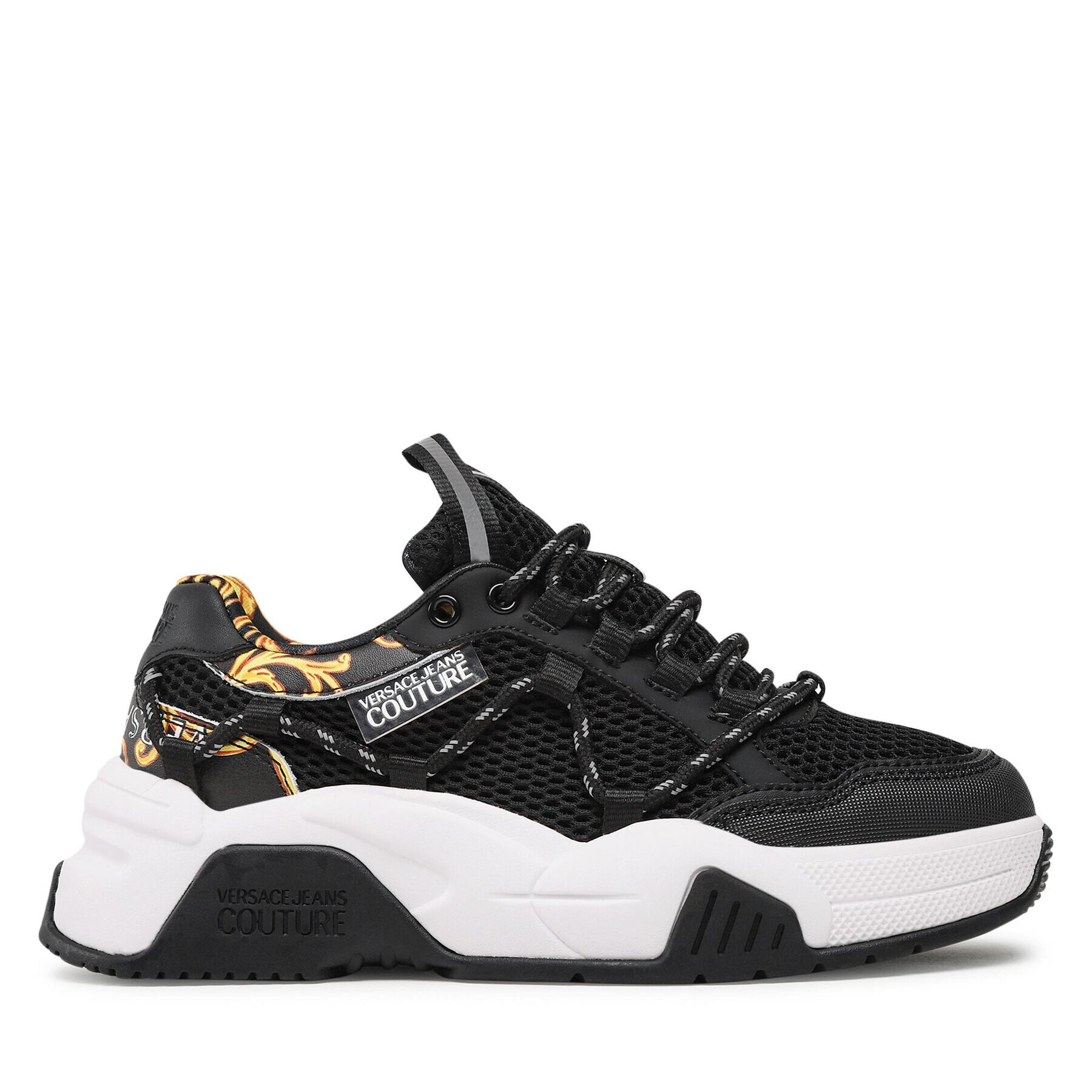 Versace Jeans Couture Sneakersy 74VA3SF1 Čierna - Pepit.sk