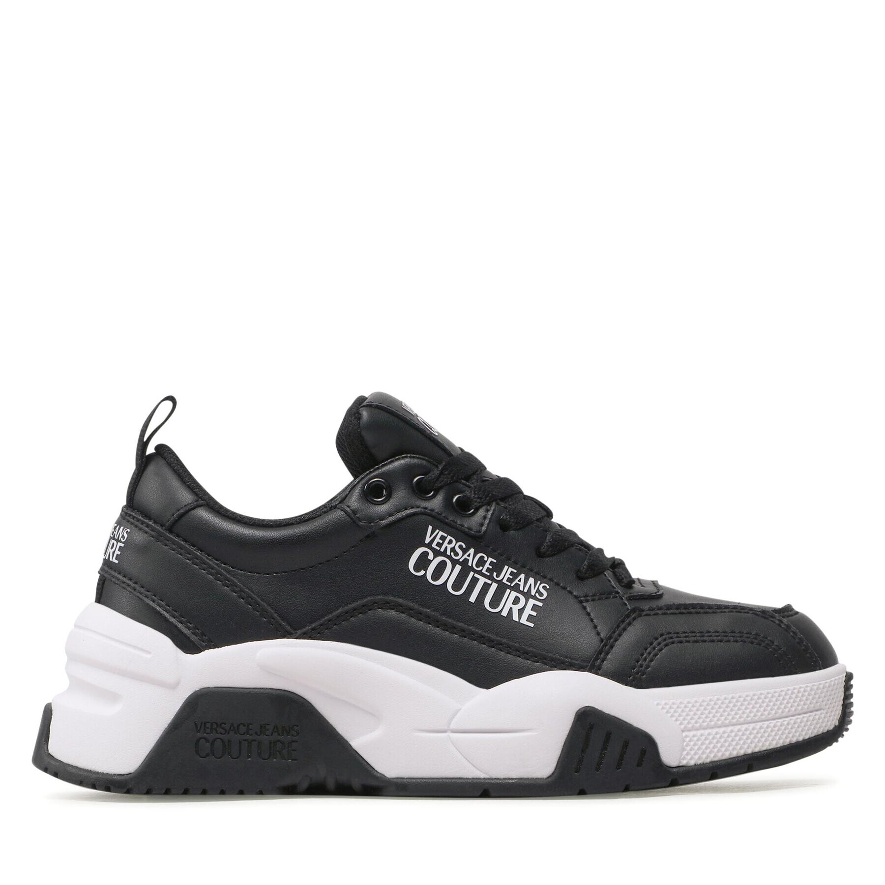 Versace Jeans Couture Sneakersy 74VA3SF4 Čierna - Pepit.sk