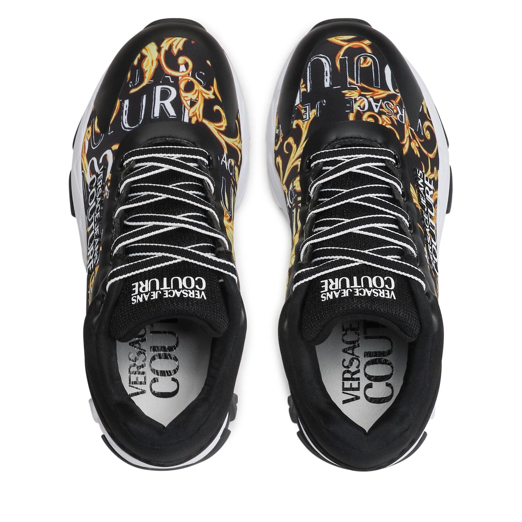 Versace Jeans Couture Sneakersy 74VA3SG7 Čierna - Pepit.sk