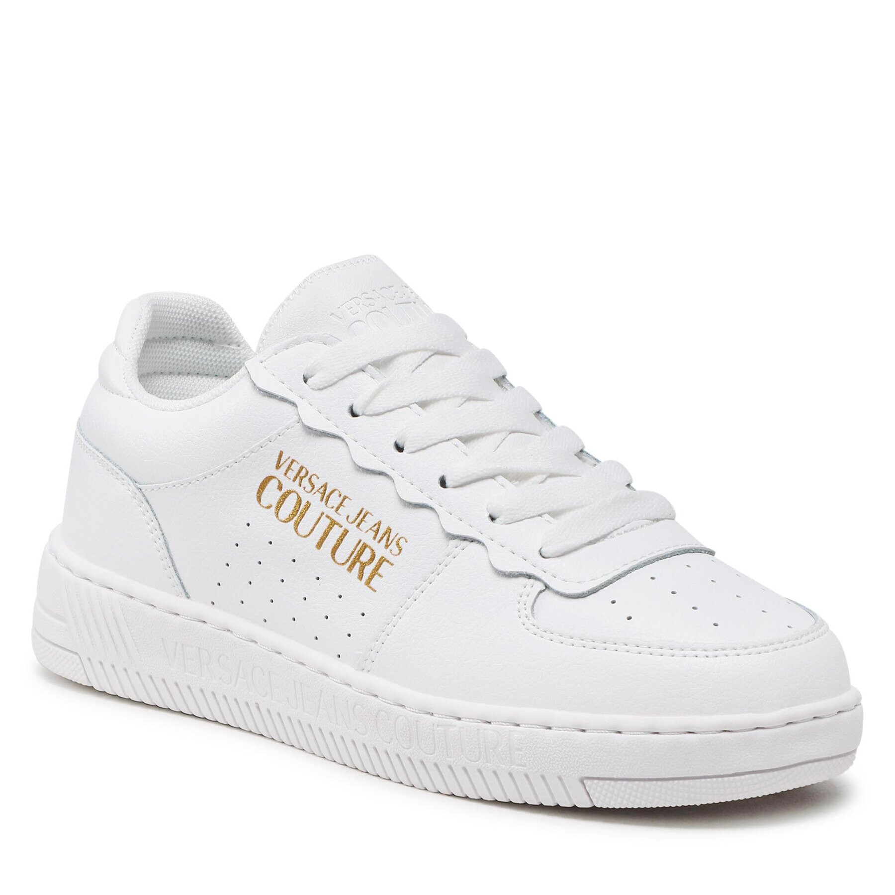 Versace Jeans Couture Sneakersy 74VA3SJ3 Biela - Pepit.sk