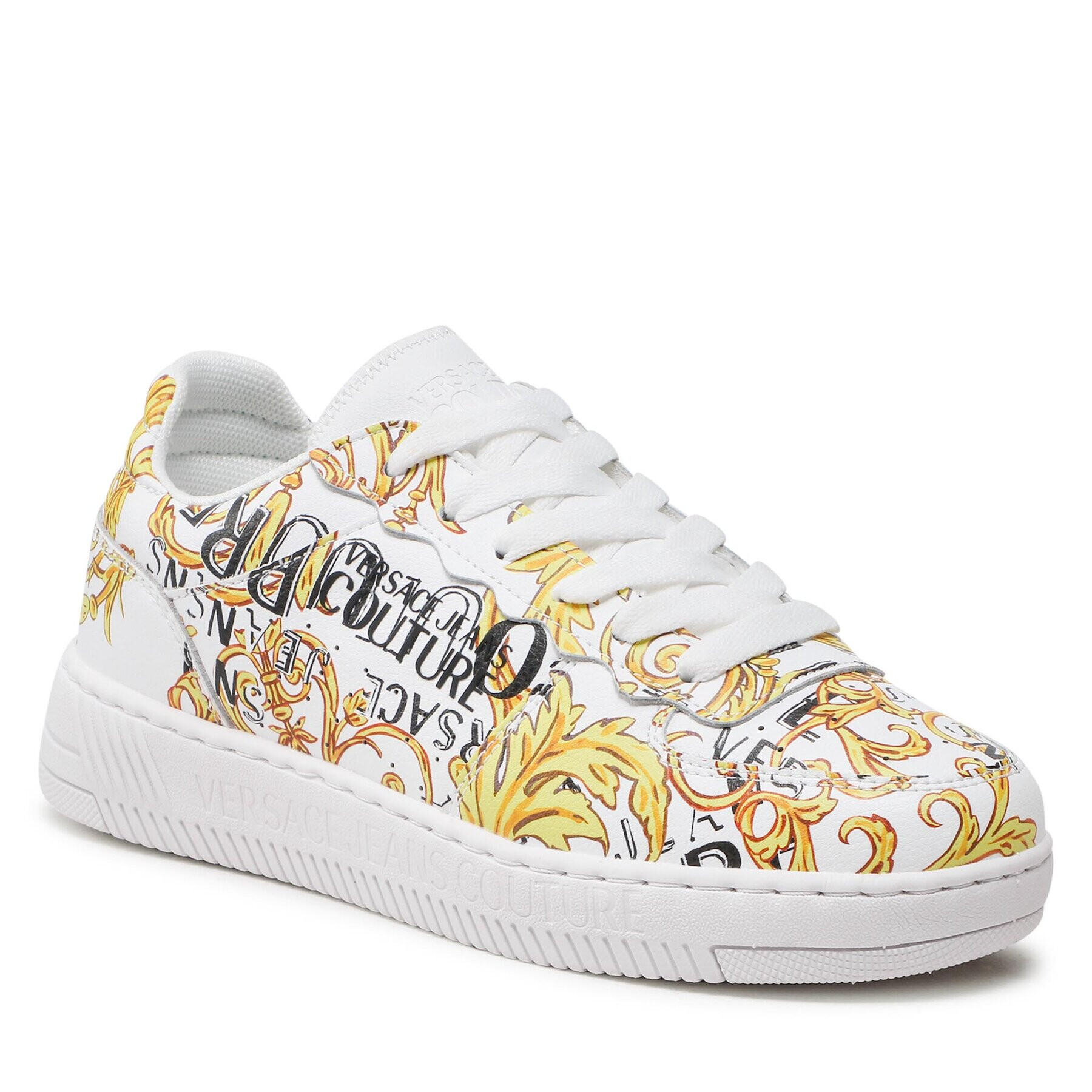 Versace Jeans Couture Sneakersy 74VA3SJ3 Biela - Pepit.sk