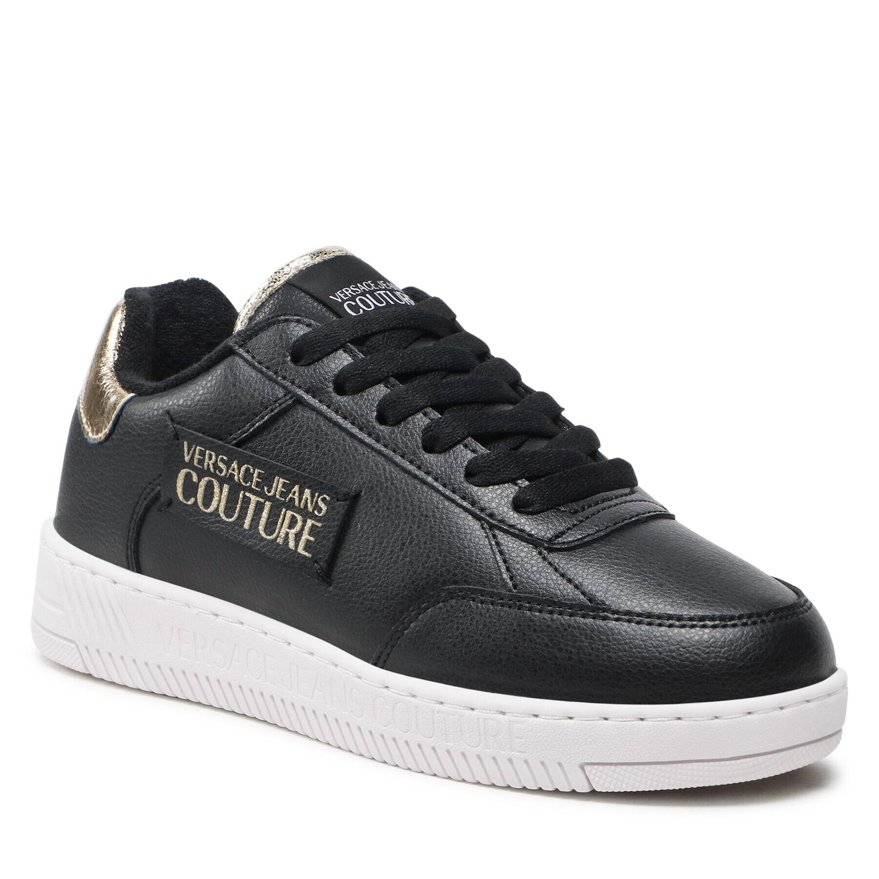 Versace Jeans Couture Sneakersy 74VA3SJ5 Čierna - Pepit.sk