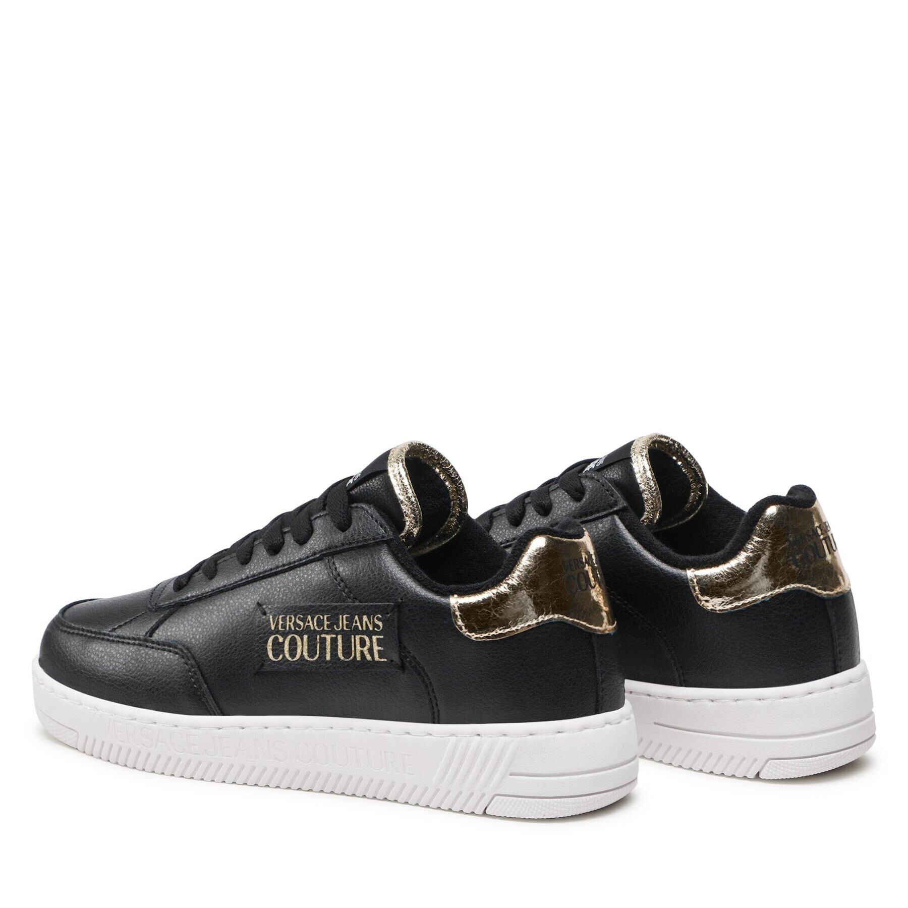 Versace Jeans Couture Sneakersy 74VA3SJ5 Čierna - Pepit.sk