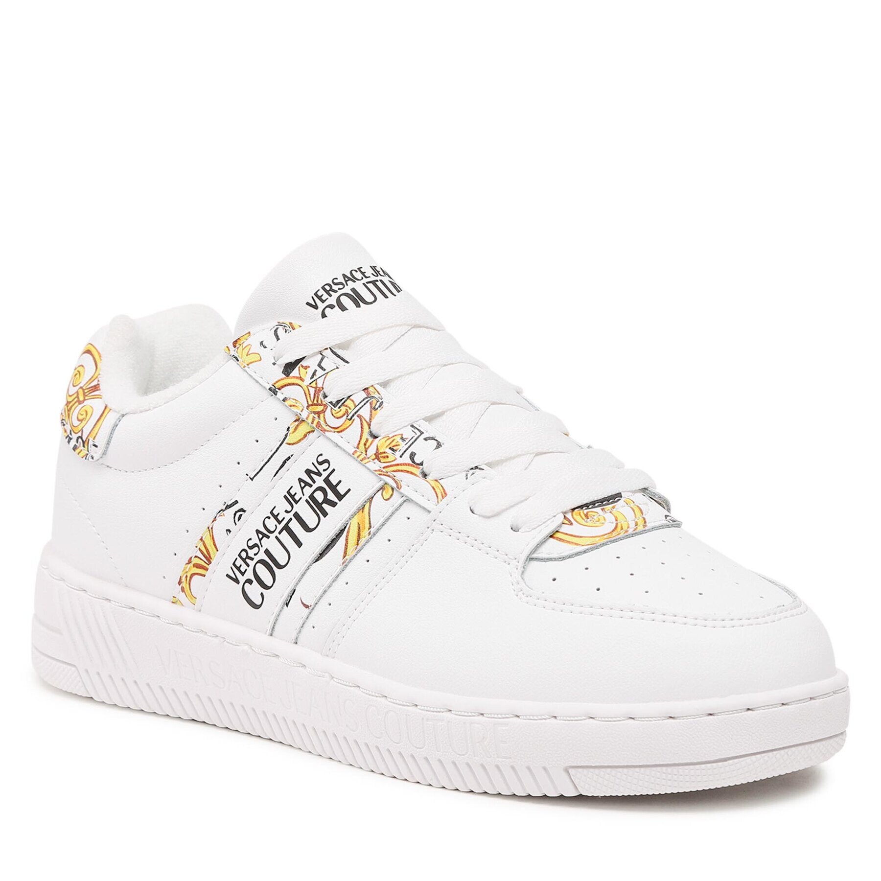 Versace Jeans Couture Sneakersy 74VA3SJ7 Biela - Pepit.sk