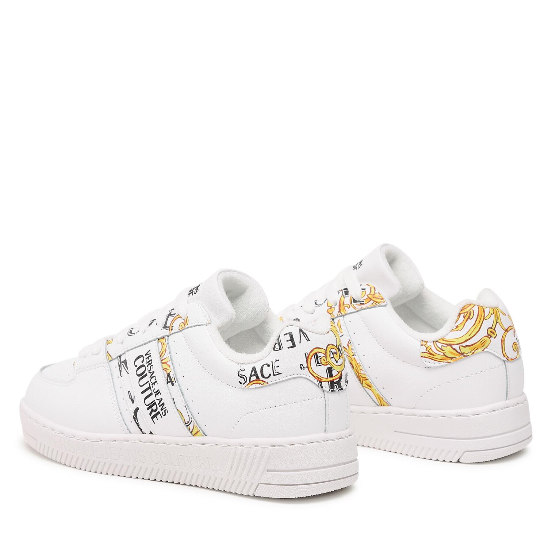 Versace Jeans Couture Sneakersy 74VA3SJ7 Biela - Pepit.sk