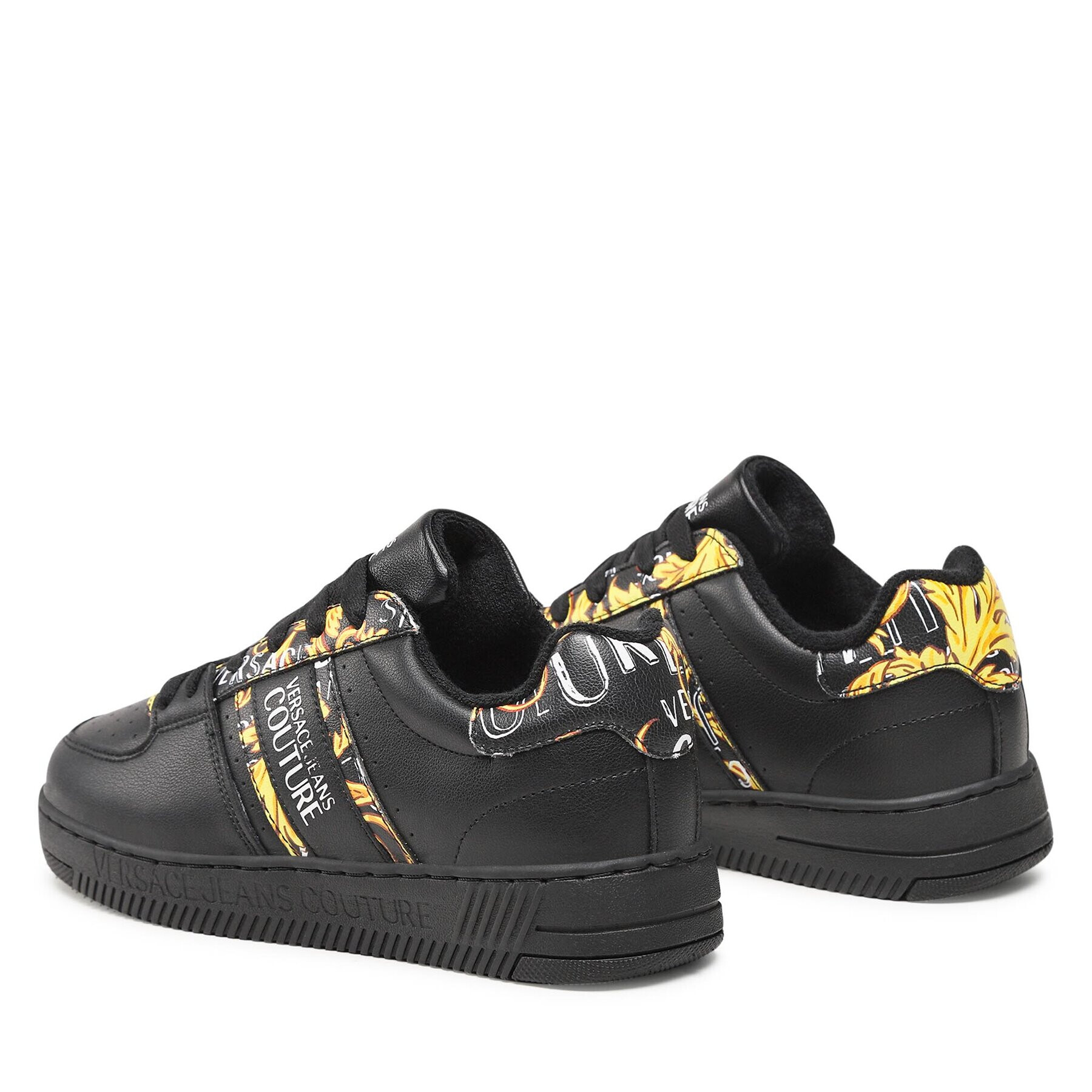 Versace Jeans Couture Sneakersy 74VA3SJ7 Čierna - Pepit.sk