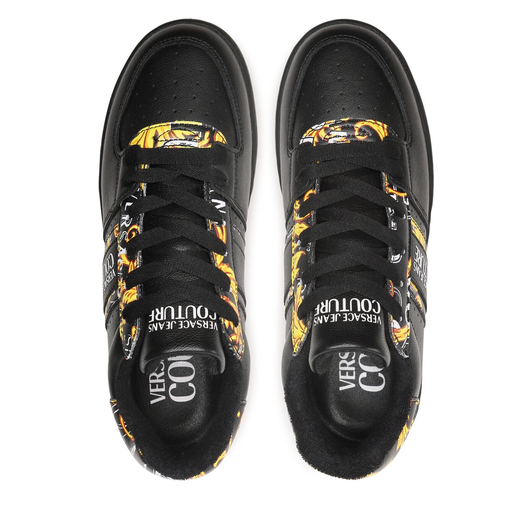 Versace Jeans Couture Sneakersy 74VA3SJ7 Čierna - Pepit.sk