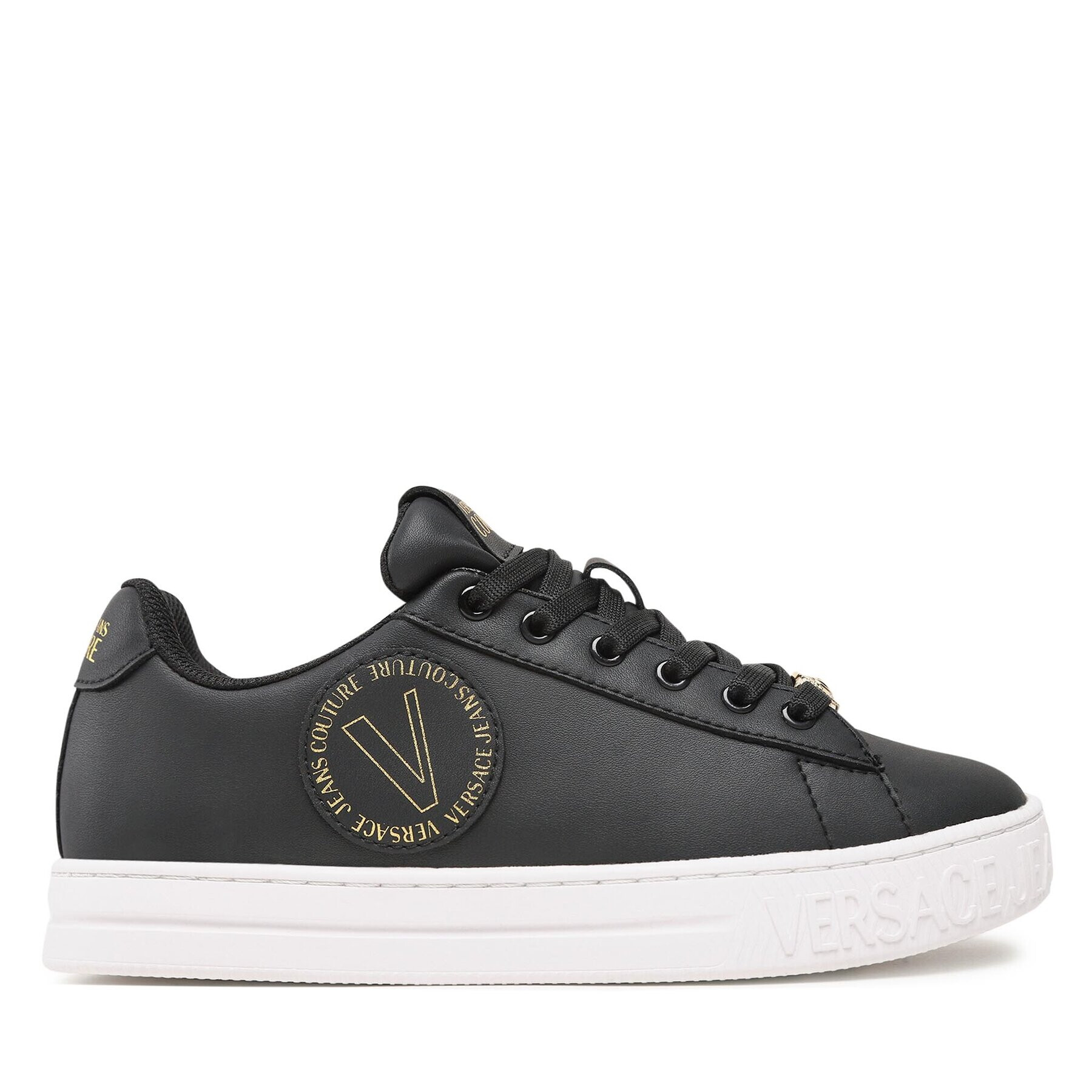 Versace Jeans Couture Sneakersy 74VA3SK3 Čierna - Pepit.sk