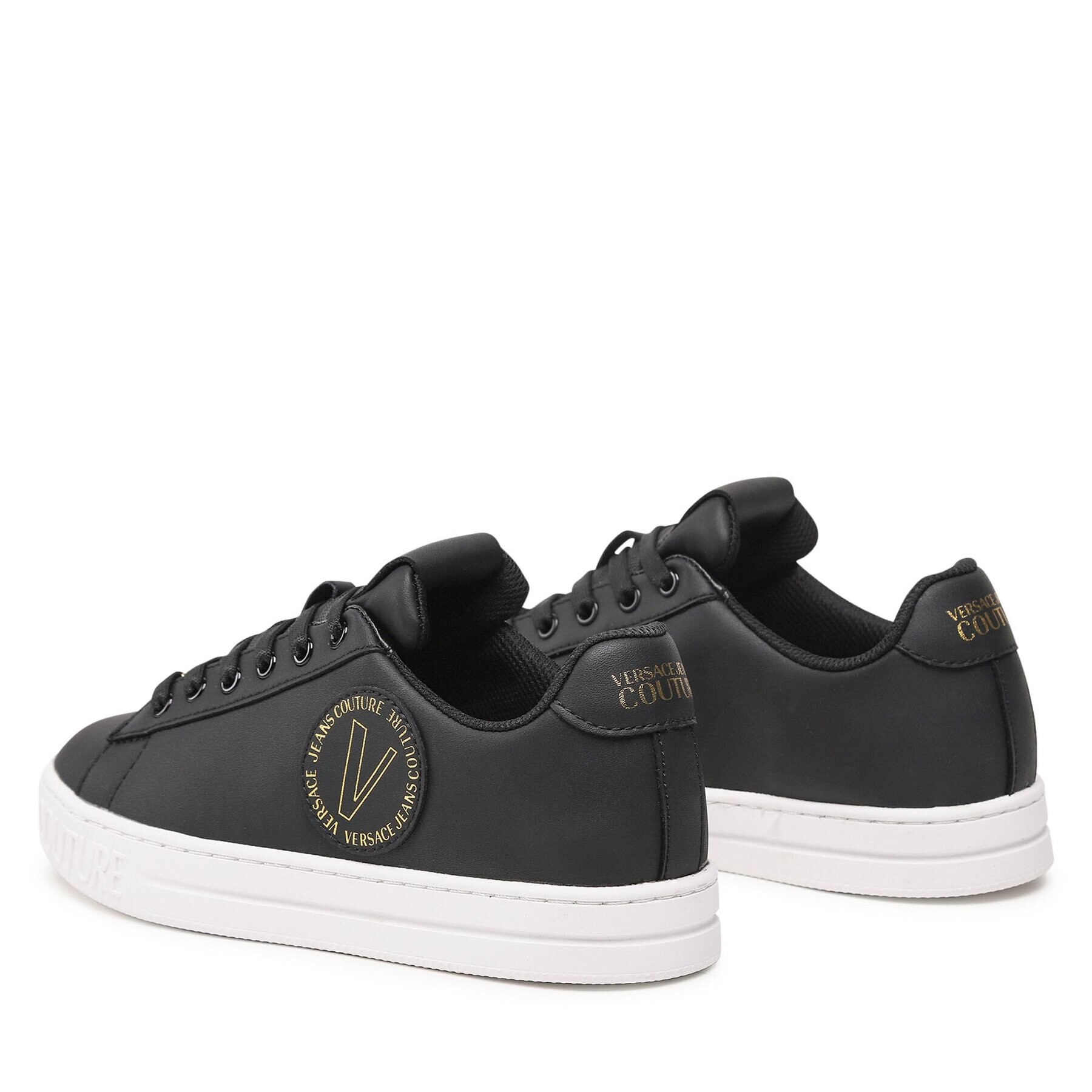 Versace Jeans Couture Sneakersy 74VA3SK3 Čierna - Pepit.sk