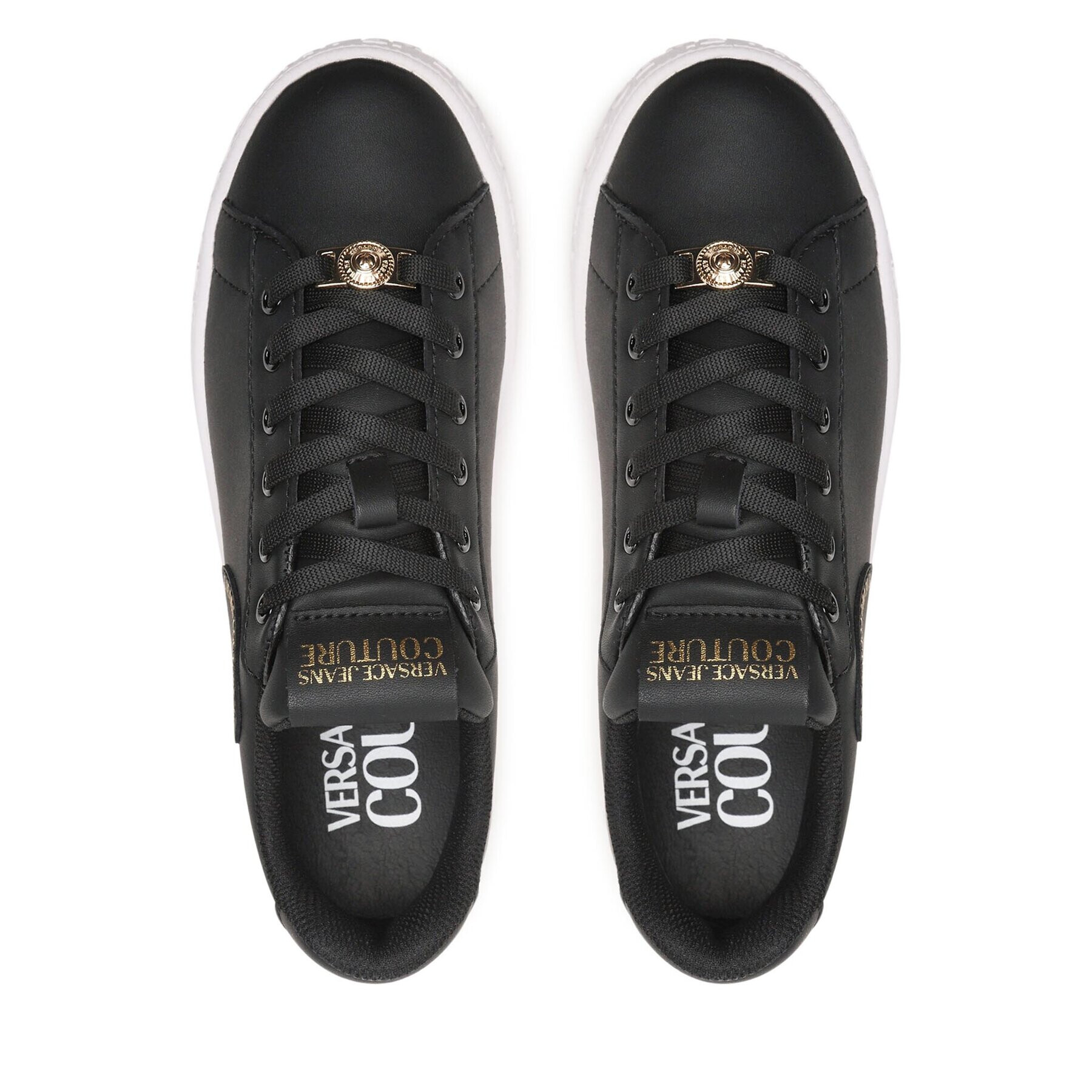 Versace Jeans Couture Sneakersy 74VA3SK3 Čierna - Pepit.sk