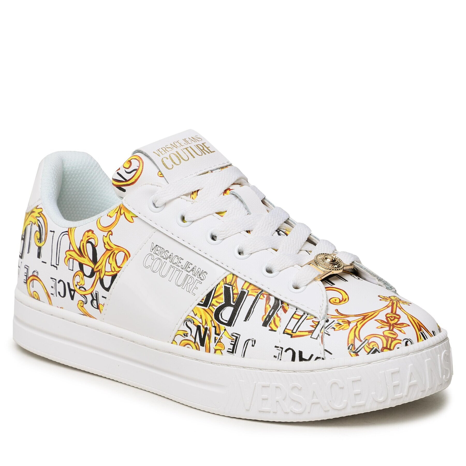 Versace Jeans Couture Sneakersy 74VA3SKA Biela - Pepit.sk