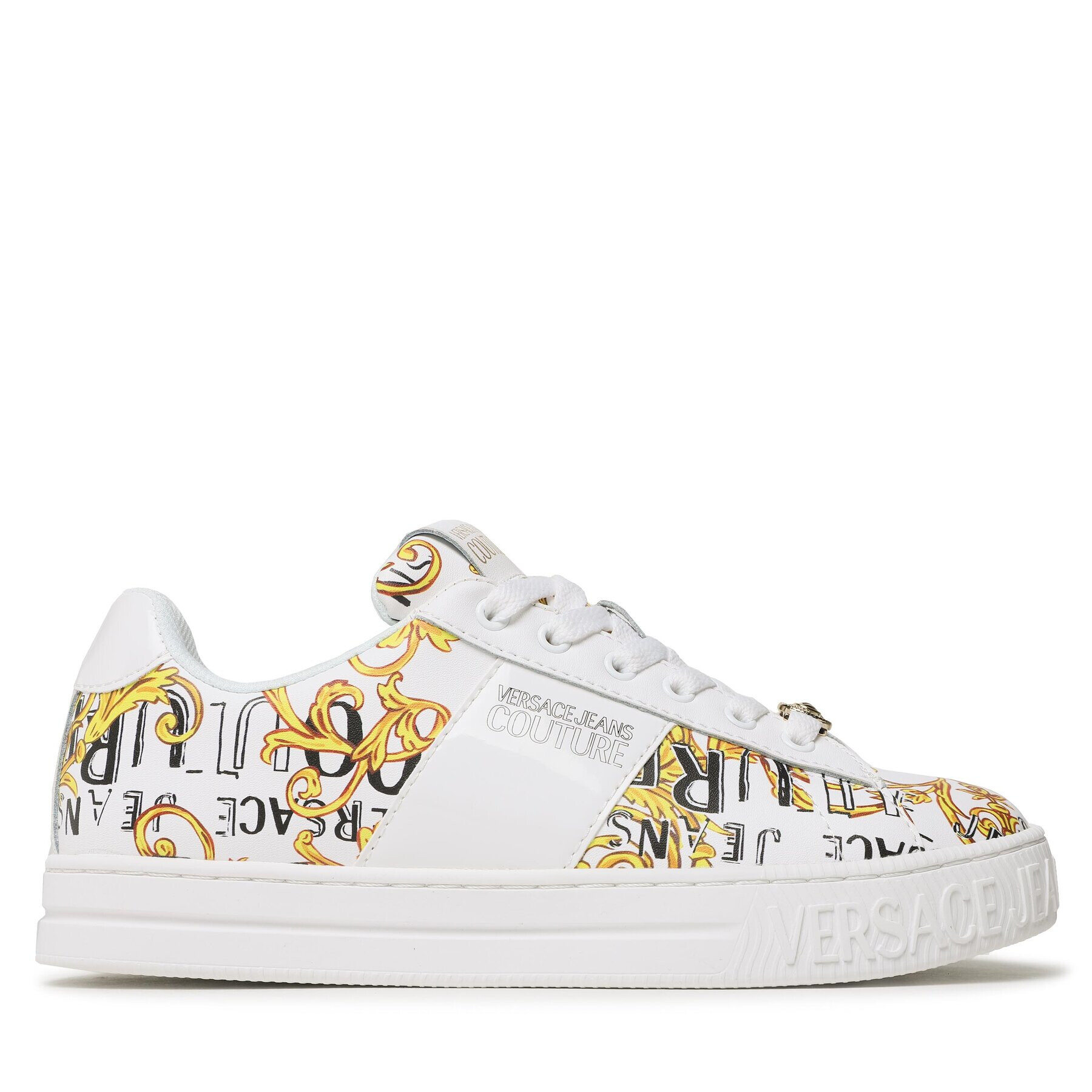 Versace Jeans Couture Sneakersy 74VA3SKA Biela - Pepit.sk