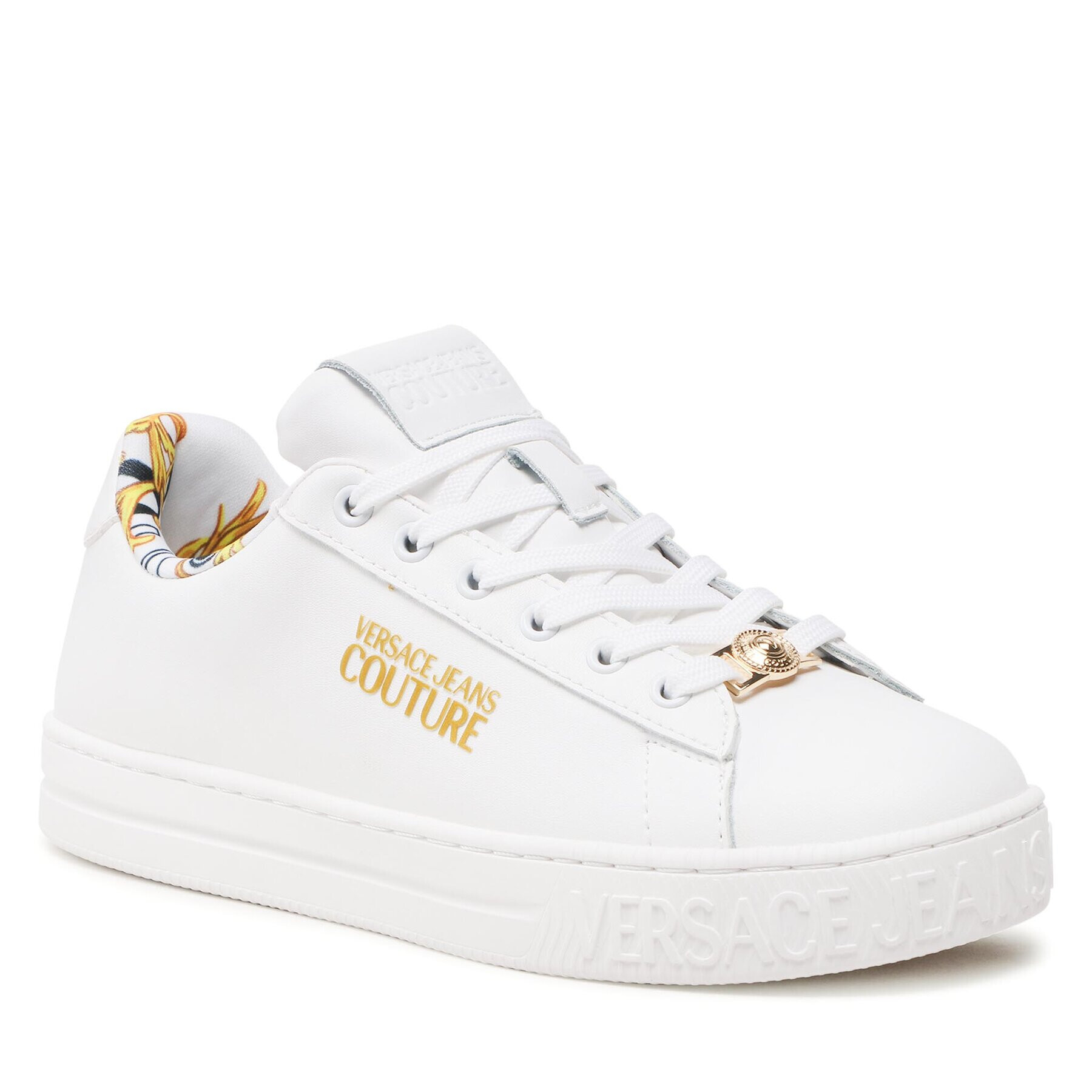 Versace Jeans Couture Sneakersy 74VA3SKL Biela - Pepit.sk