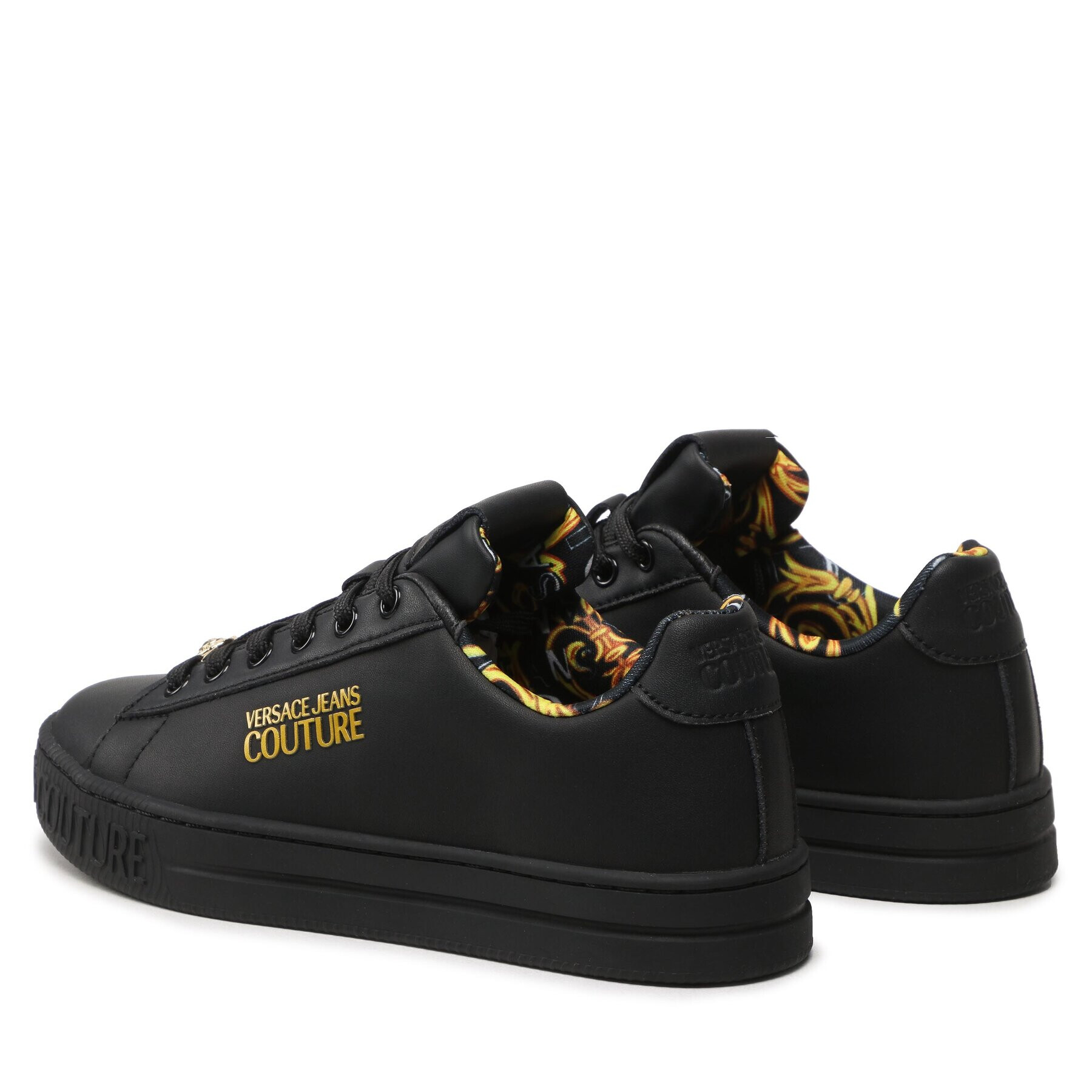 Versace Jeans Couture Sneakersy 74VA3SKL Čierna - Pepit.sk