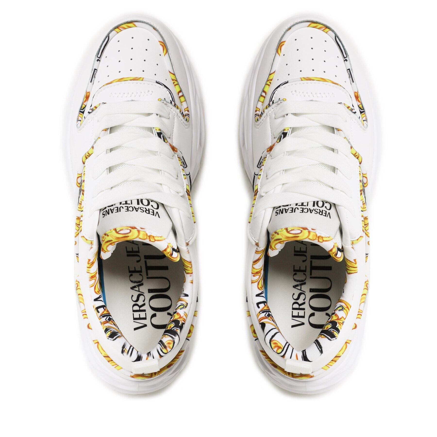 Versace Jeans Couture Sneakersy 74VA3SS1 Biela - Pepit.sk