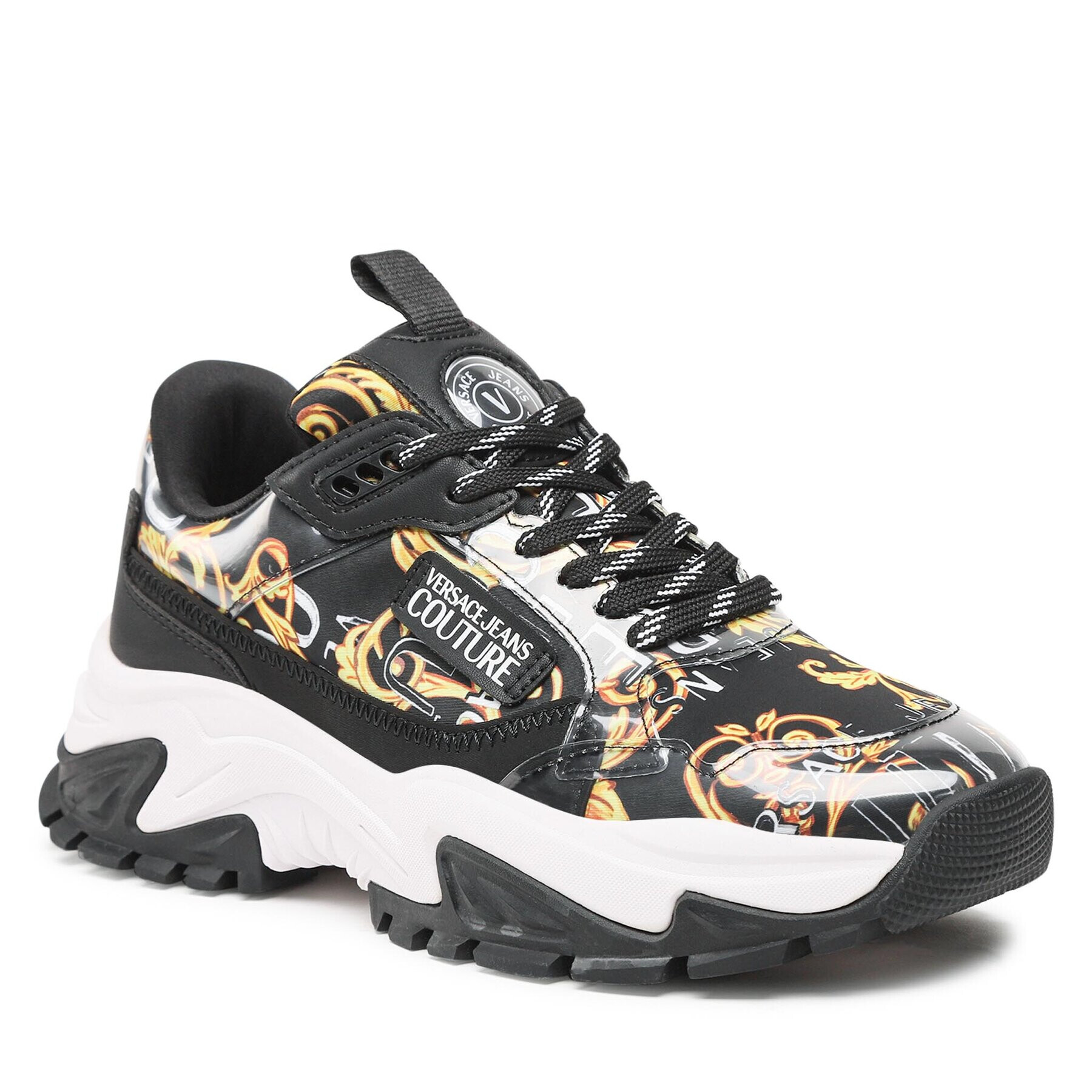 Versace Jeans Couture Sneakersy 74VA3SV9 Čierna - Pepit.sk