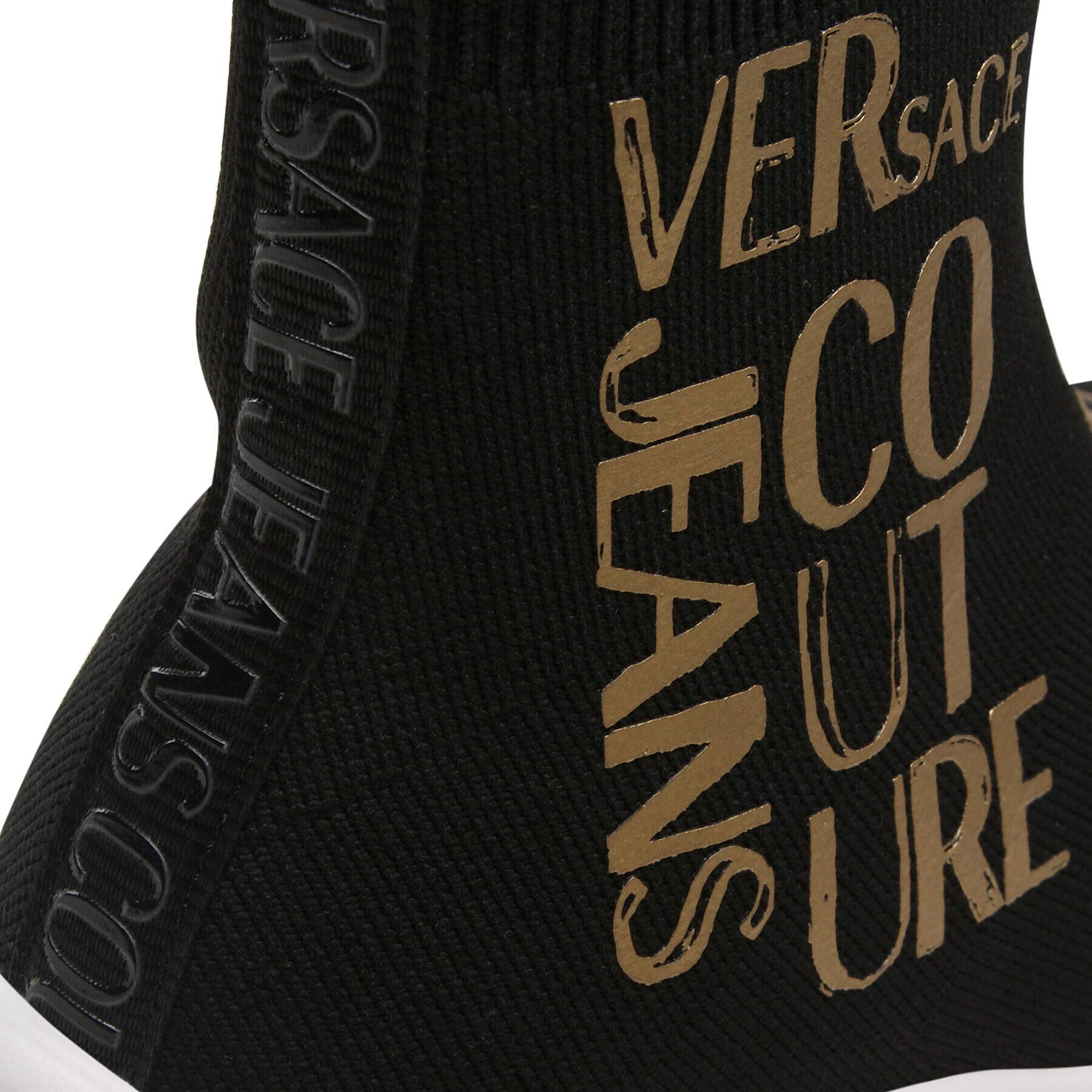 Versace Jeans Couture Sneakersy 74VA3SVA Čierna - Pepit.sk