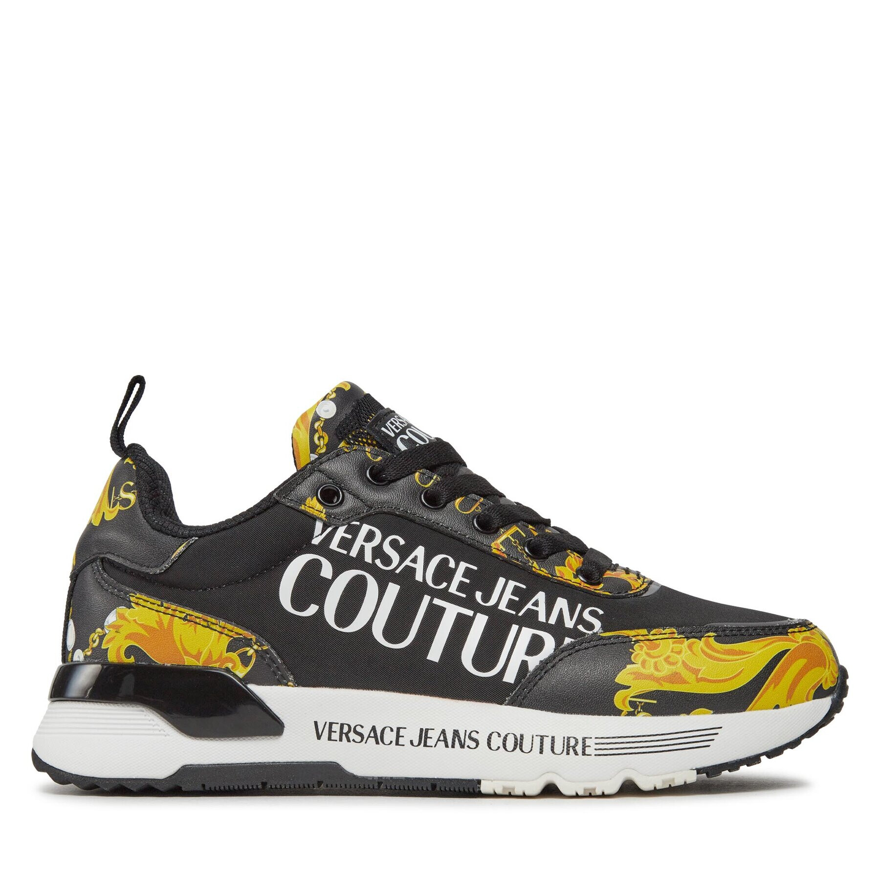 Versace Jeans Couture Sneakersy 75VA3SA3 Čierna - Pepit.sk