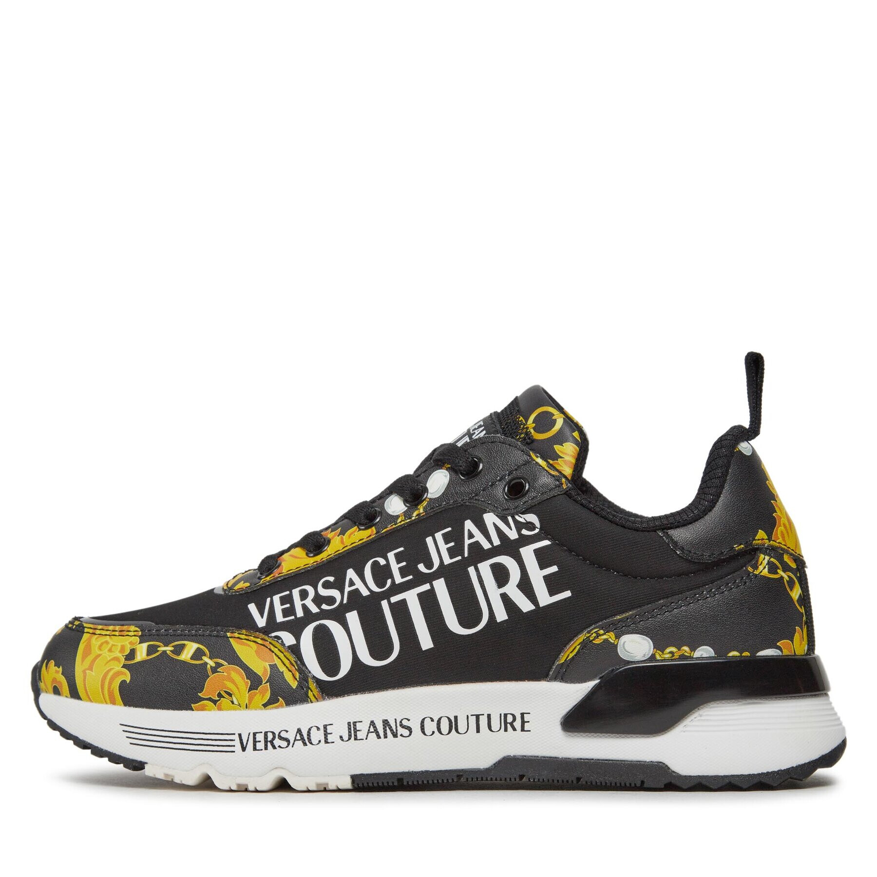 Versace Jeans Couture Sneakersy 75VA3SA3 Čierna - Pepit.sk