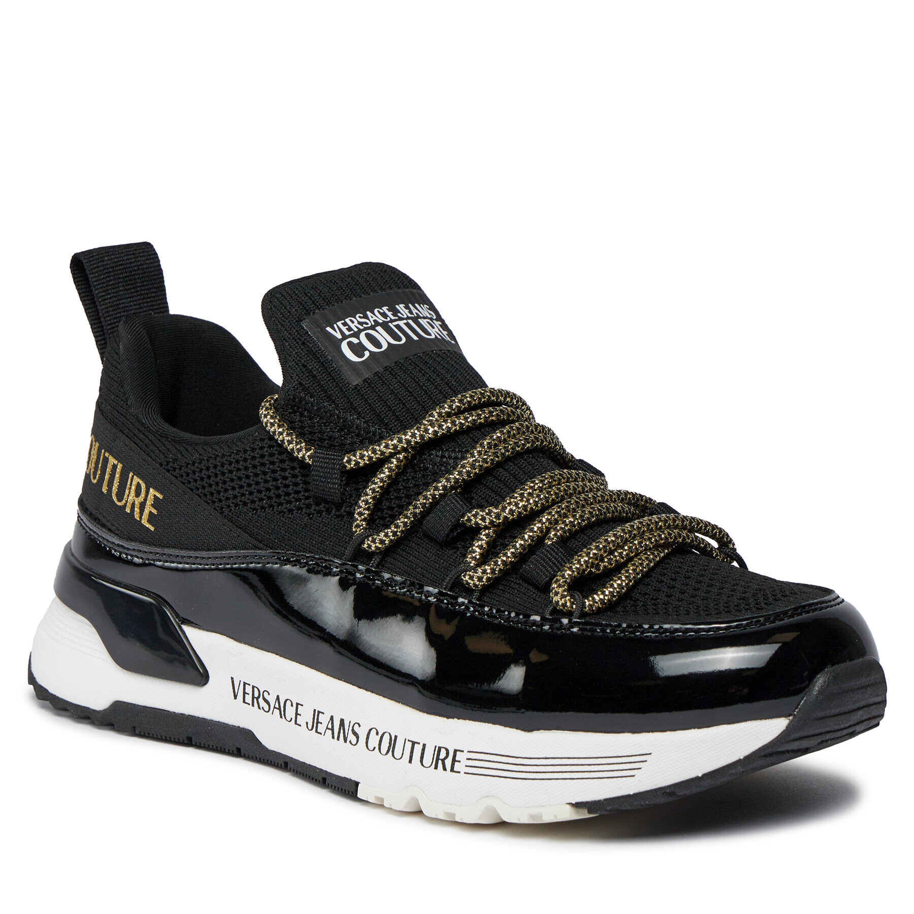 Versace Jeans Couture Sneakersy 75VA3SAB Čierna - Pepit.sk