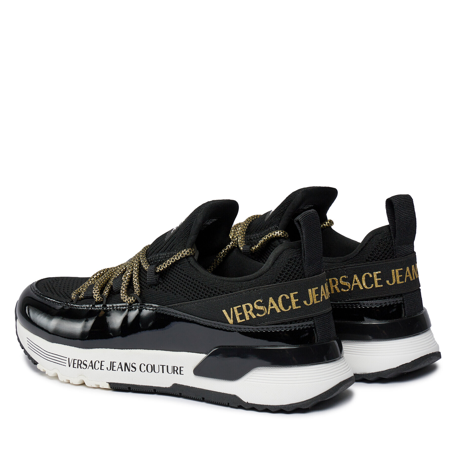 Versace Jeans Couture Sneakersy 75VA3SAB Čierna - Pepit.sk