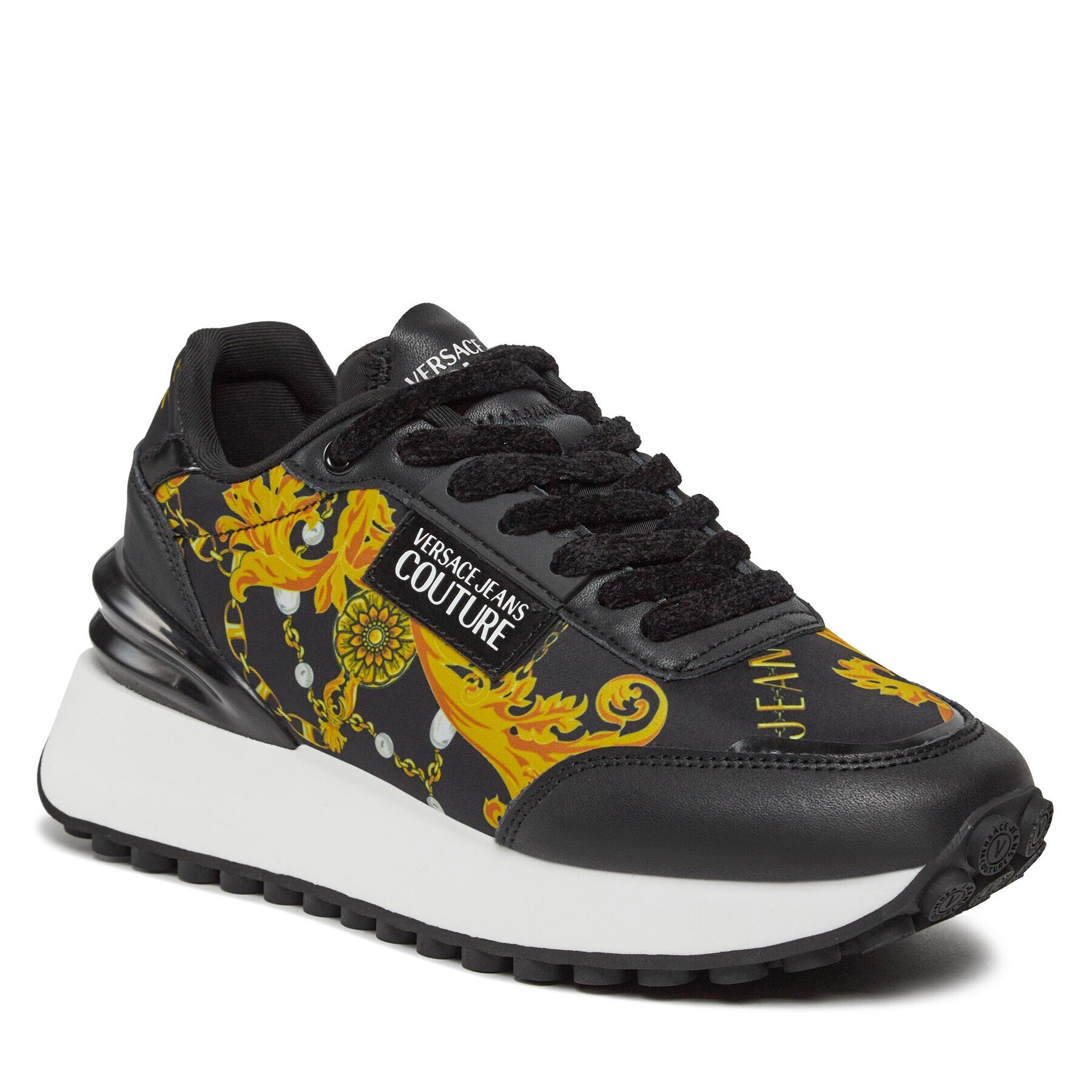 Versace Jeans Couture Sneakersy 75VA3SH2 Čierna - Pepit.sk