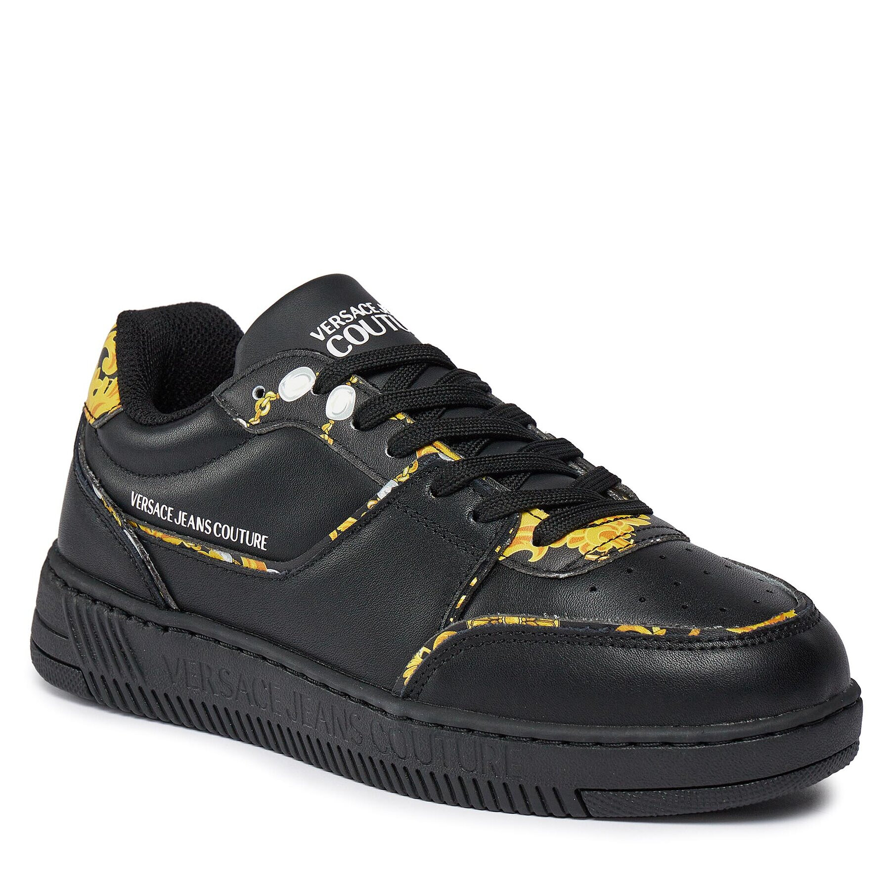 Versace Jeans Couture Sneakersy 75VA3SJ2 Čierna - Pepit.sk