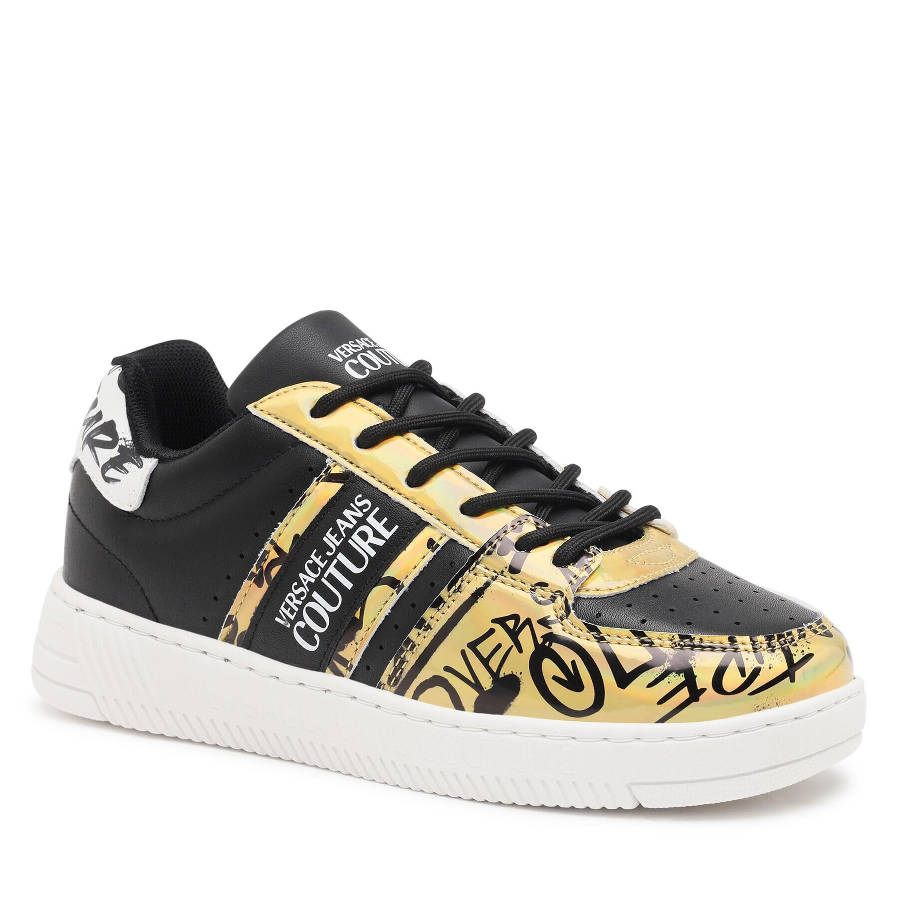 Versace Jeans Couture Sneakersy 75VA3SJ7 Čierna - Pepit.sk