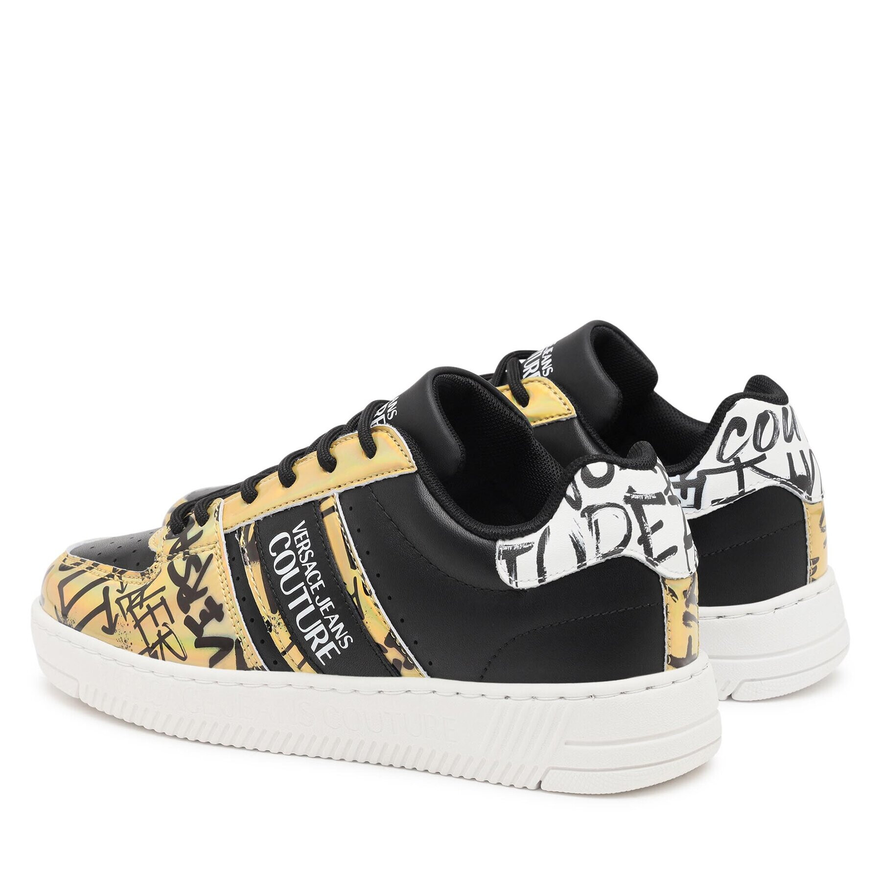 Versace Jeans Couture Sneakersy 75VA3SJ7 Čierna - Pepit.sk