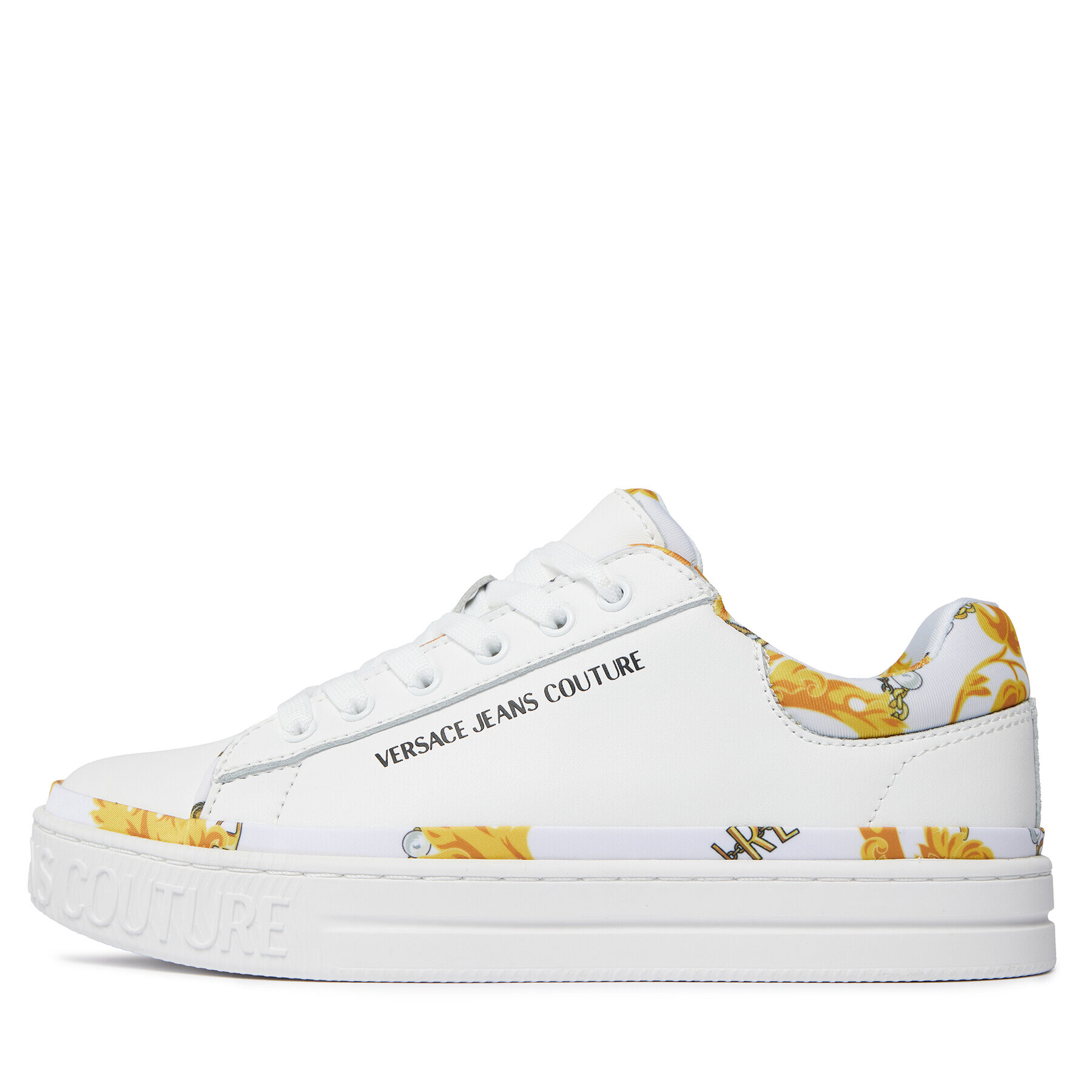 Versace Jeans Couture Sneakersy 75VA3SK5 Biela - Pepit.sk