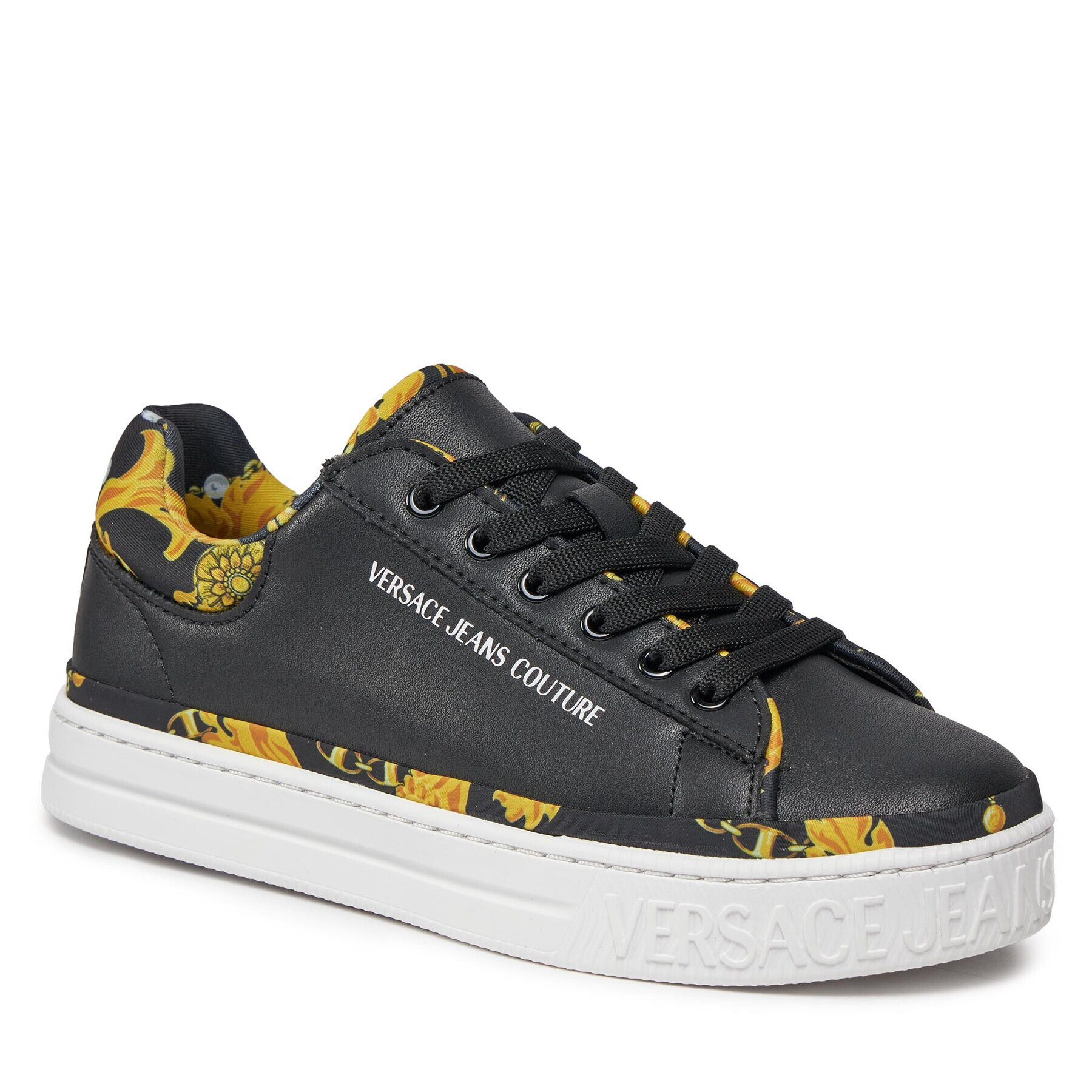 Versace Jeans Couture Sneakersy 75VA3SK5 Čierna - Pepit.sk