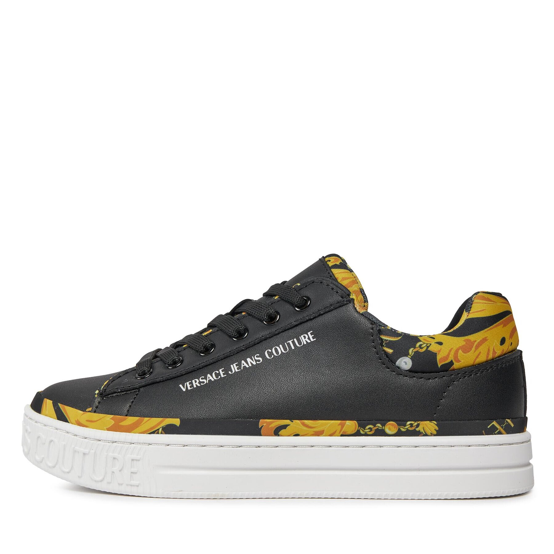 Versace Jeans Couture Sneakersy 75VA3SK5 Čierna - Pepit.sk