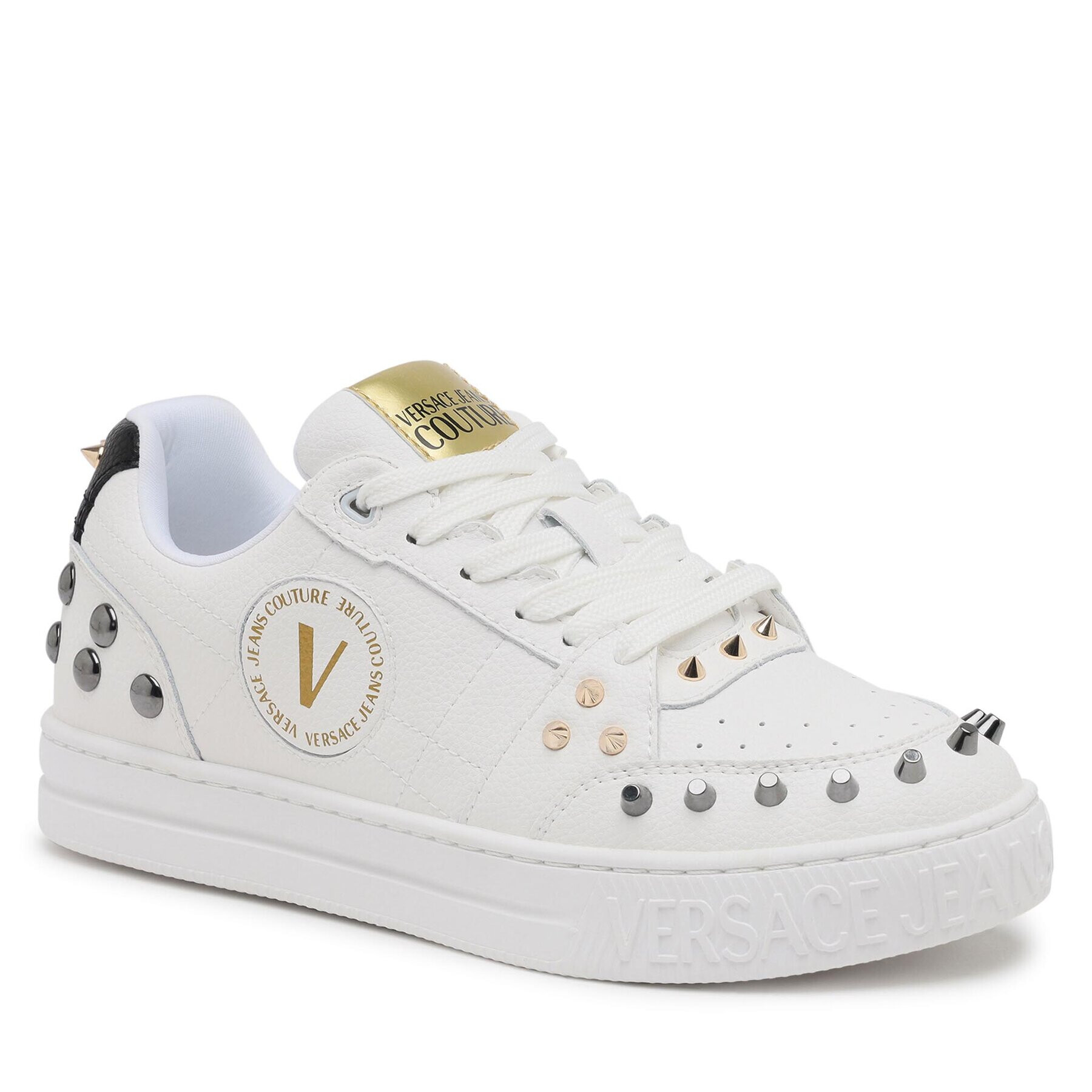 Versace Jeans Couture Sneakersy 75VA3SKC Biela - Pepit.sk