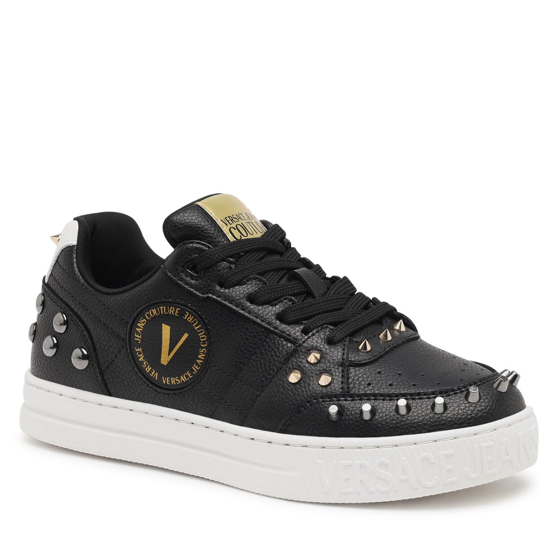 Versace Jeans Couture Sneakersy 75VA3SKC Čierna - Pepit.sk