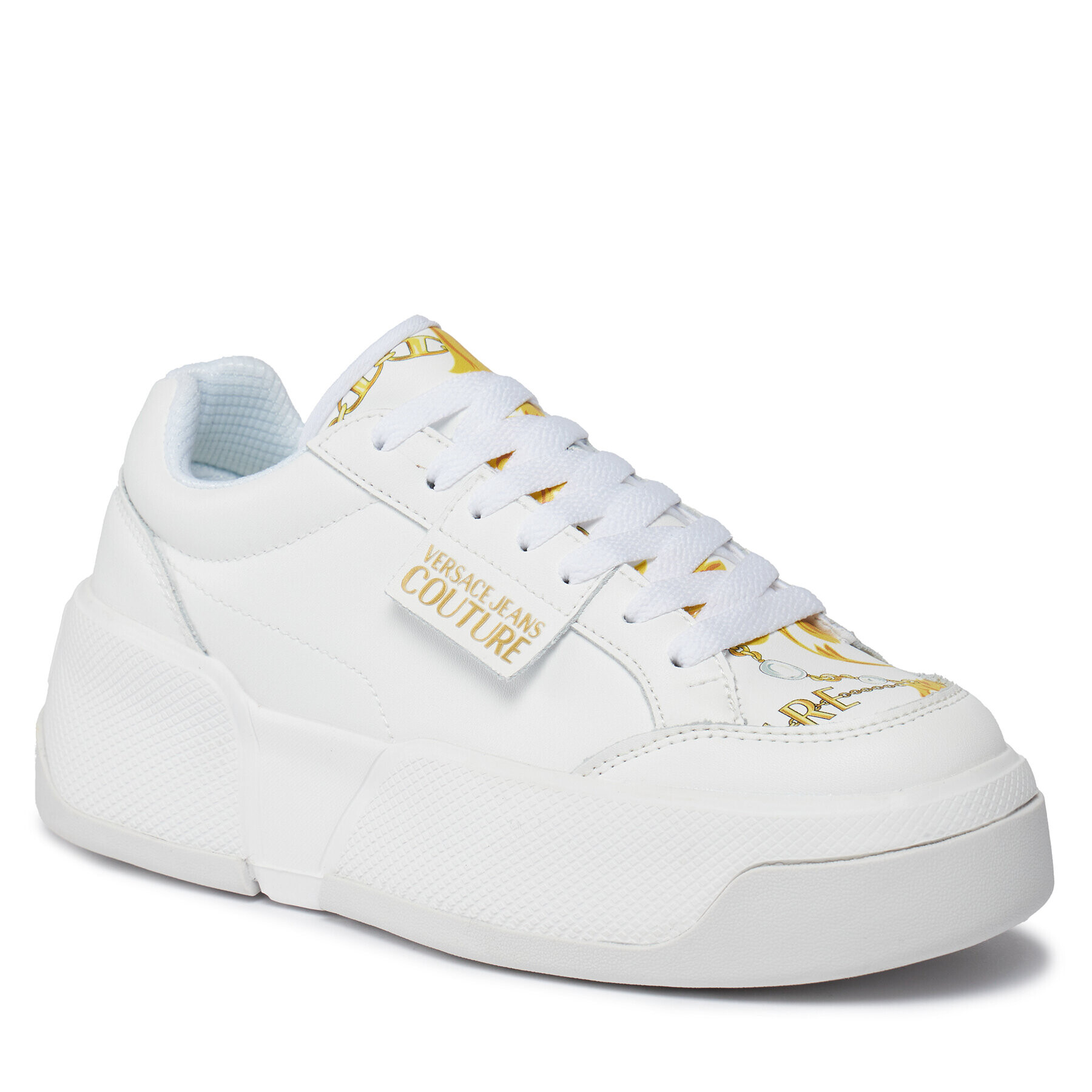 Versace Jeans Couture Sneakersy 75VA3ST2 Biela - Pepit.sk