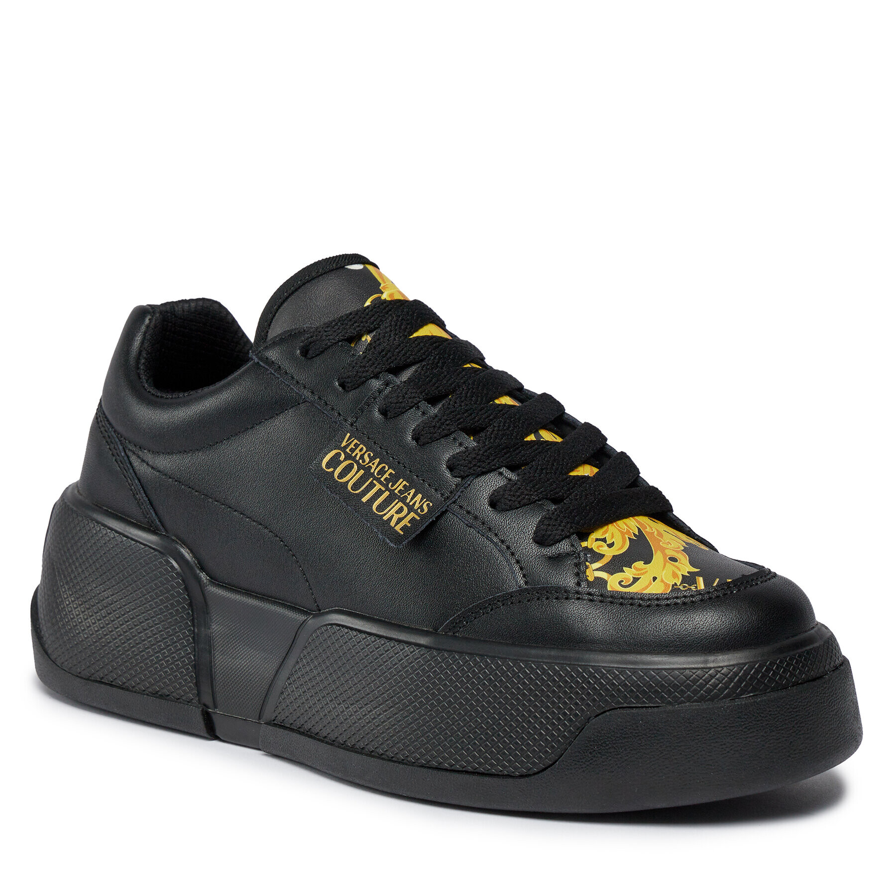 Versace Jeans Couture Sneakersy 75VA3ST2 Čierna - Pepit.sk