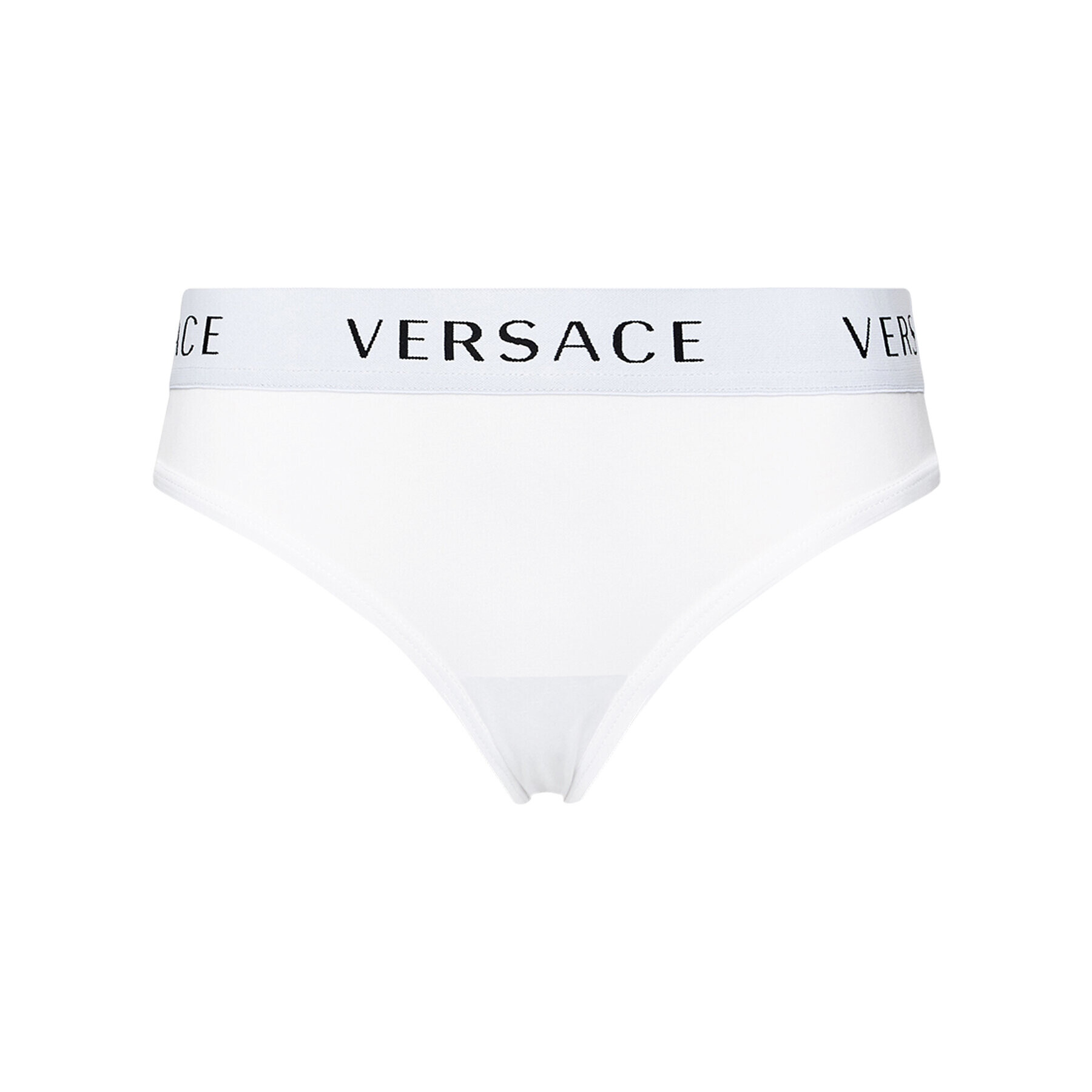 Versace Klasické nohavičky Logo AUD04071 Biela - Pepit.sk